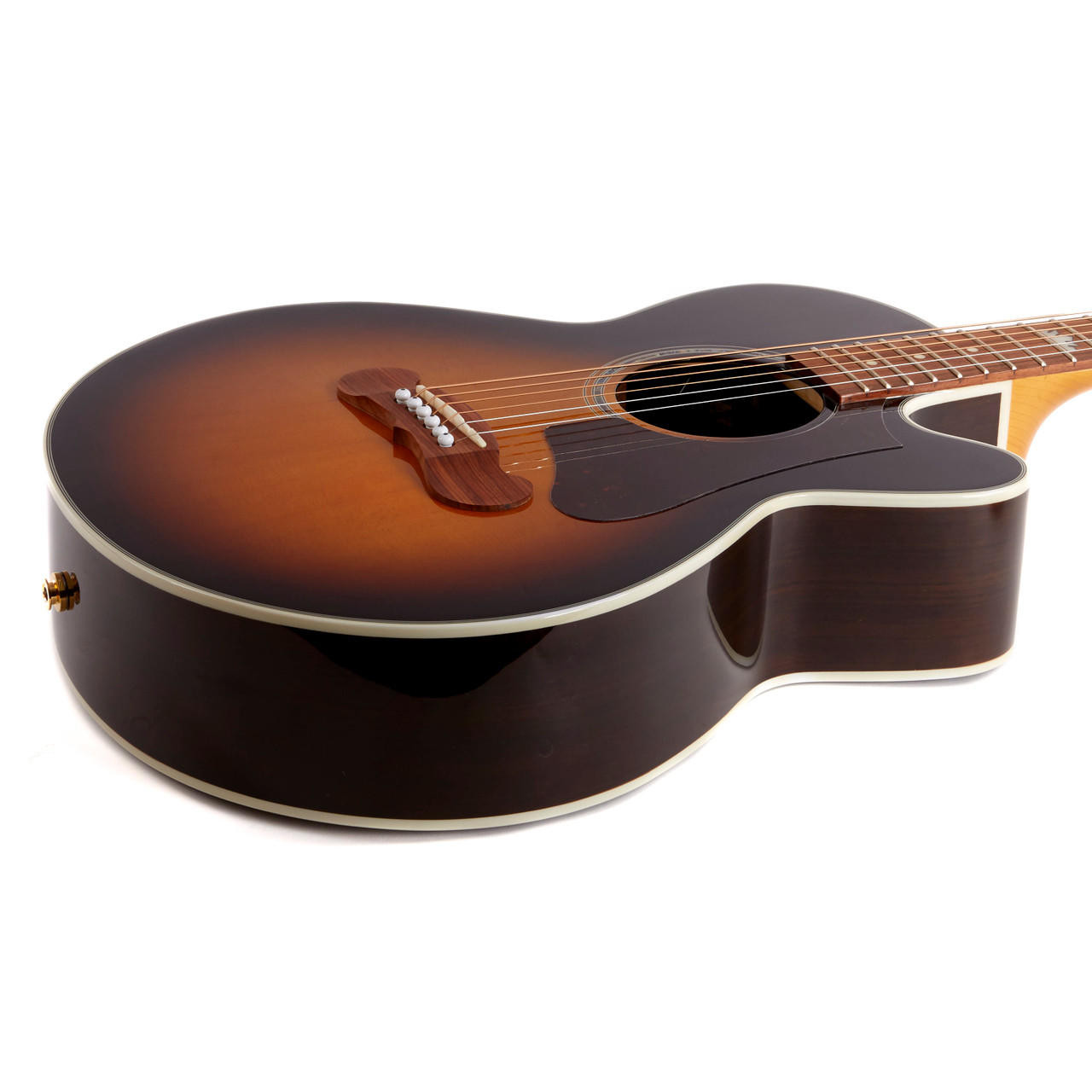 Epiphone EJ-200SCE Coupe Acoustic Electric - Vintage Sunburst 