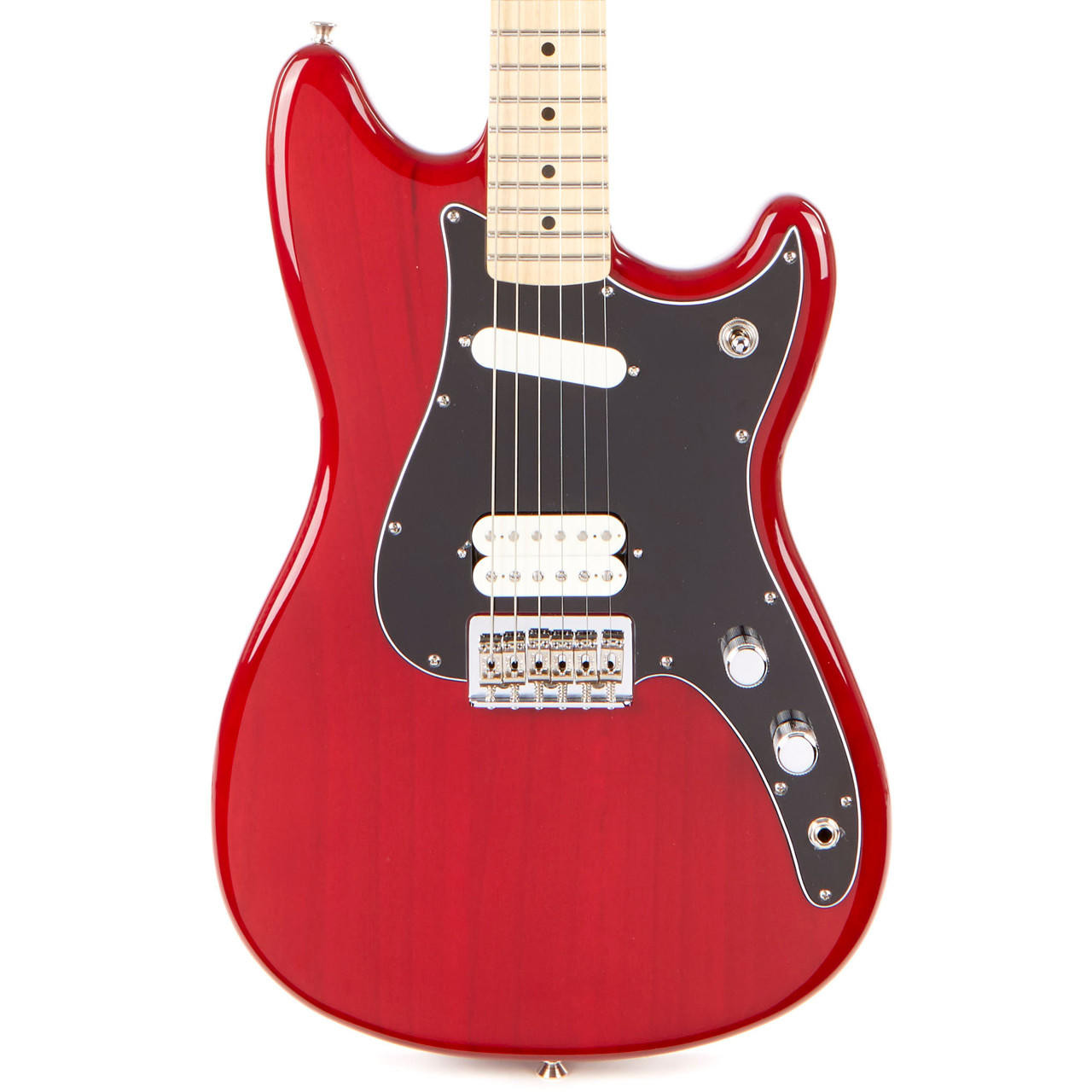 Fender Player Duo Sonic HS Maple - Crimson Red Transparent | Cream 