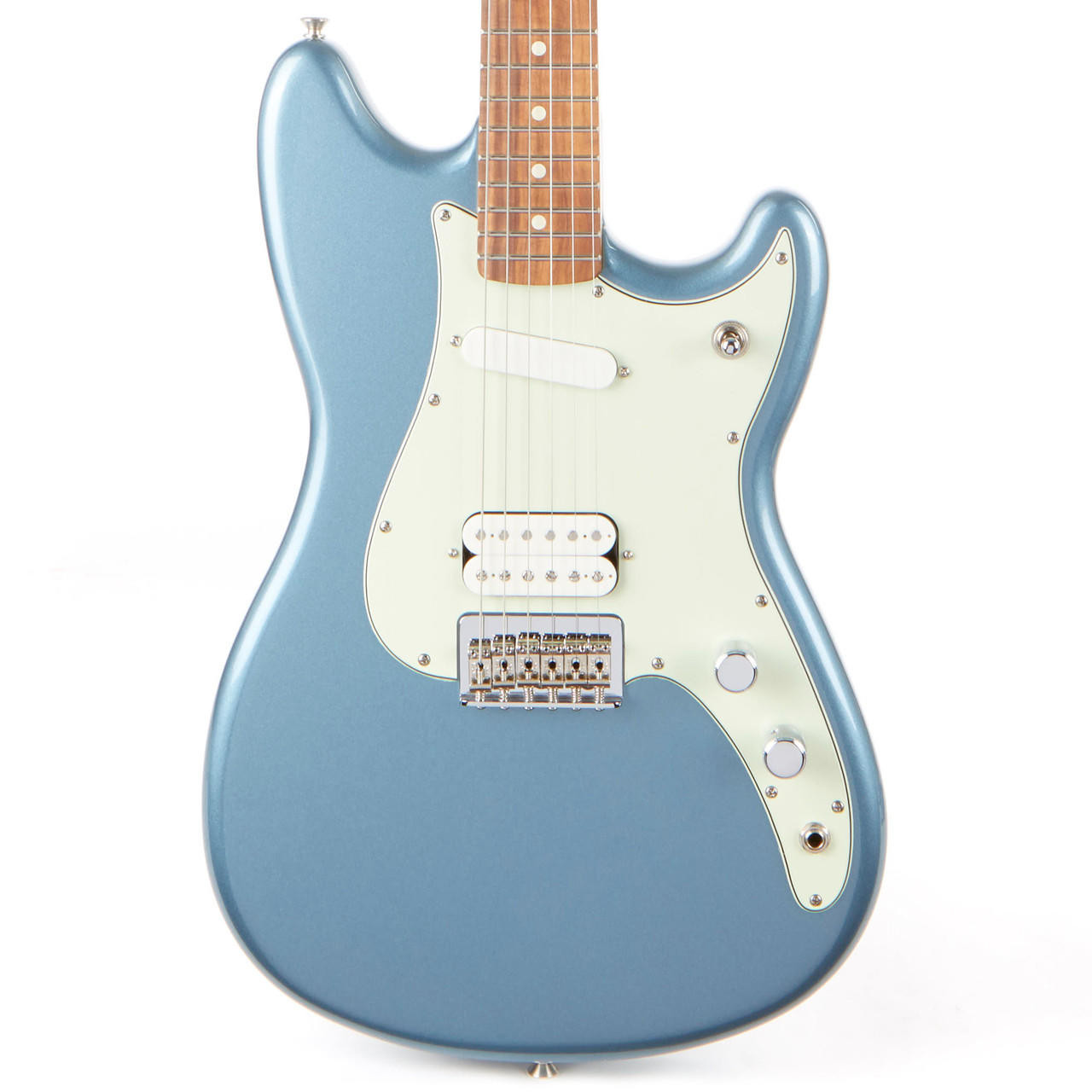 Fender Player Duo Sonic HS Pau Ferro - Ice Blue Metallic | Cream Fender Player Duo Sonic HS Pau Ferro - Ice Blue Metallic | Cream