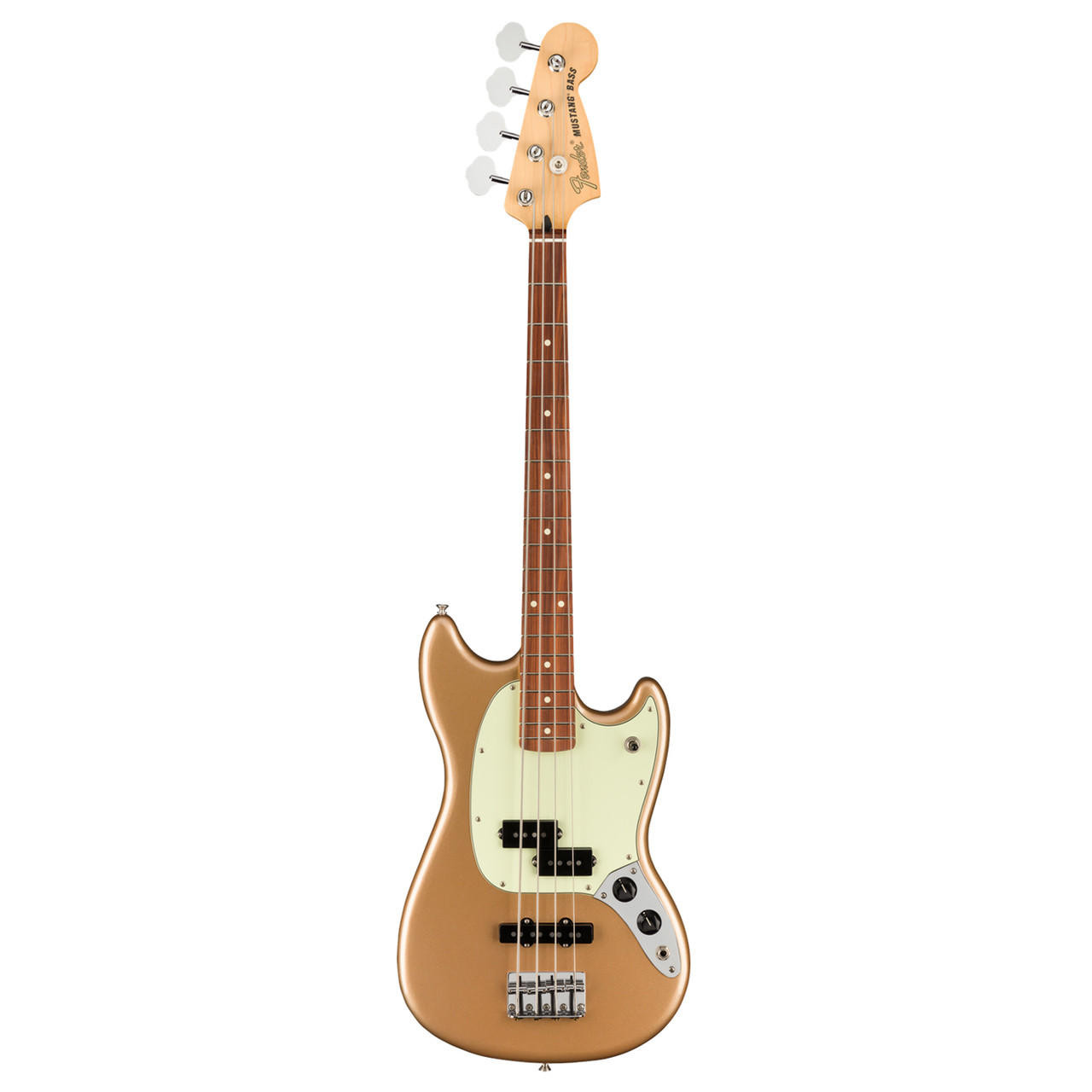 Fender Player Series Mustang Bass PJ Pau Ferro - Firemist Gold