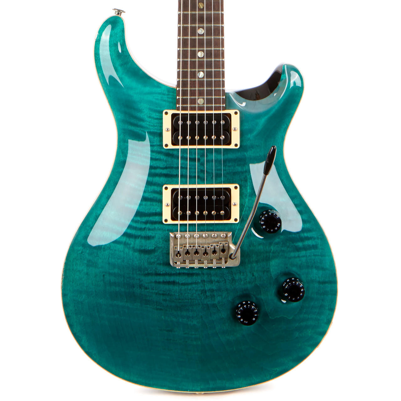 Used Paul Reed Smith PRS CE24 Teal Flame Top 2002 | Cream City Music