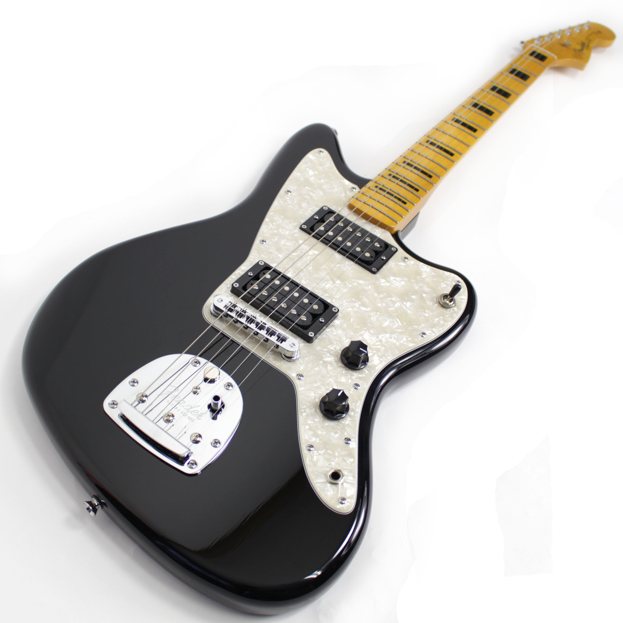 Fender Modern Player Jazzmaster HH Maple Fingerboard Black | Cream