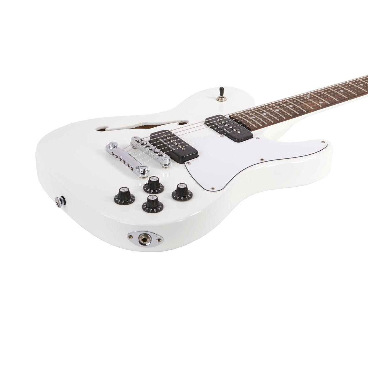 Fender Jim Adkins JA-90 Telecaster Thinline Laurel - White | Cream