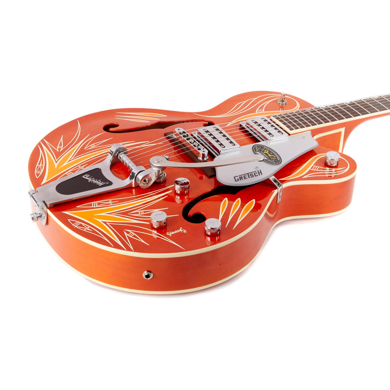 Used Gretsch G5120 Electromatic Pinstripe Orange 2008 | Cream City