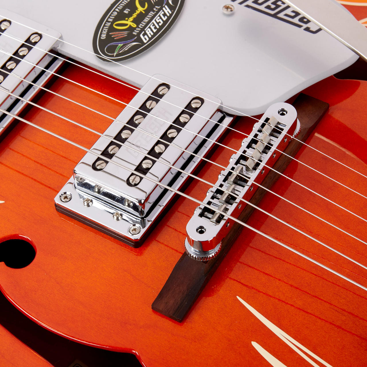 Used Gretsch G5120 Electromatic Pinstripe Orange 2008 | Cream City