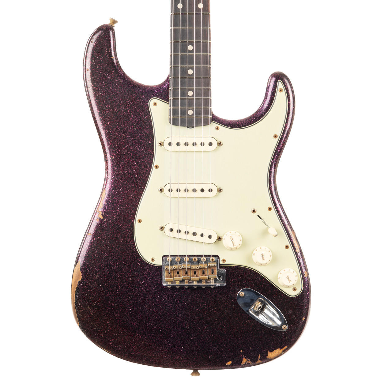 Fender Custom Shop 1961 Stratocaster Relic - Aged Magenta Sparkle