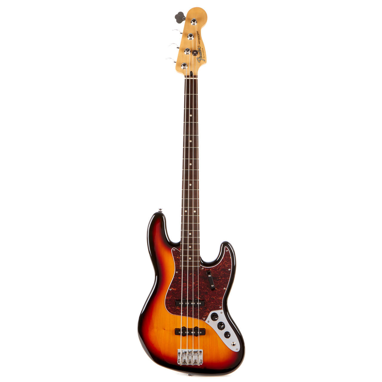 Used Fender Precision Bass Neck Jazz Bass Body MIM Sunburst 2002