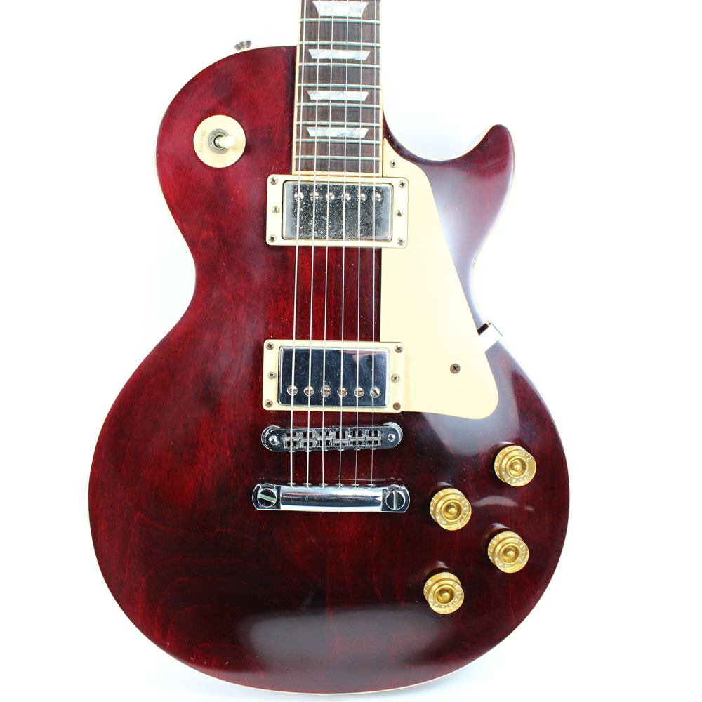 2001 Gibson Les Paul Standard Electric Guitar in Wine Red Finish