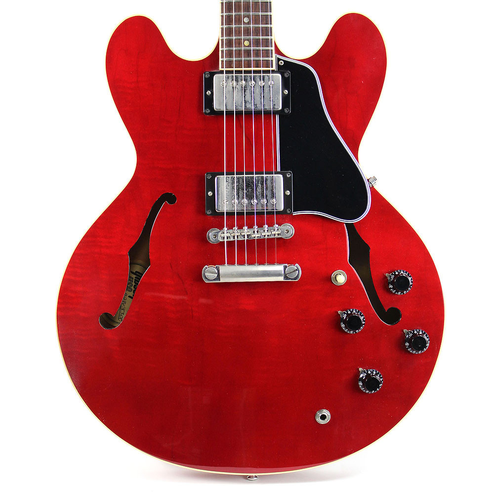 Gibson 1993 dot ES-335 USA 【美杢目】1993年製Gibson ES-335 GuitarPoint - Cherry - Reissue Dot ギター