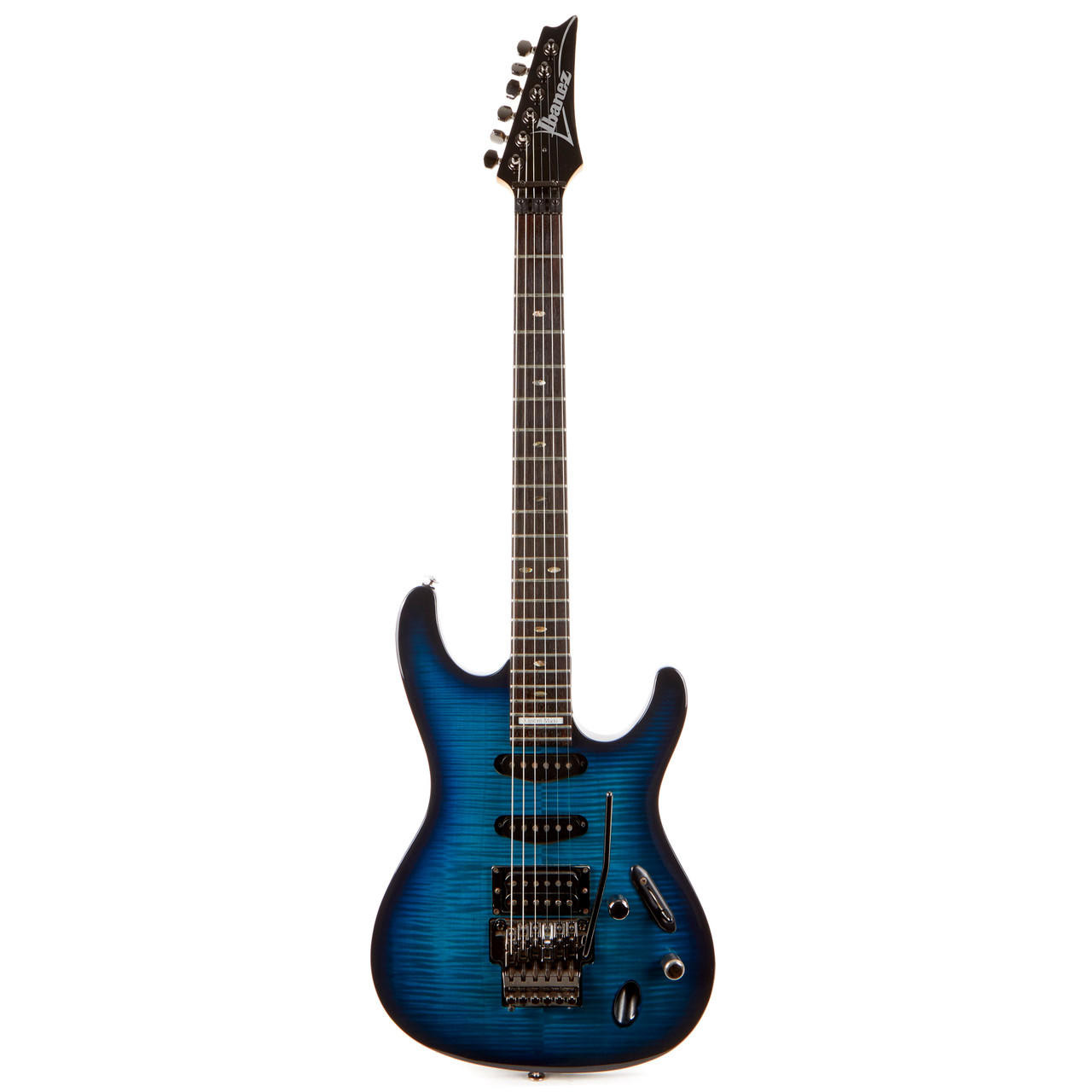 Used Ibanez Custom Made S540 Blue Burst Flame Maple MIJ 2004