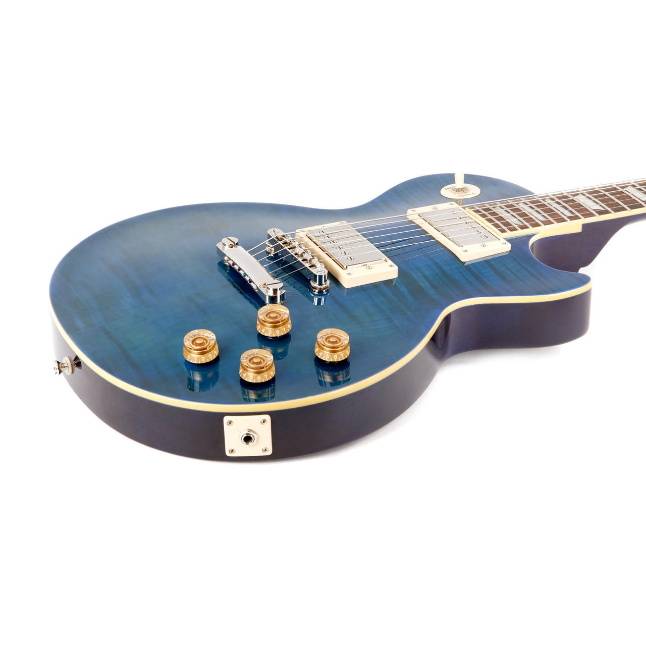 Used Epiphone Les Paul 1960 Tribute Plus Blue Flame | Cream City Music
