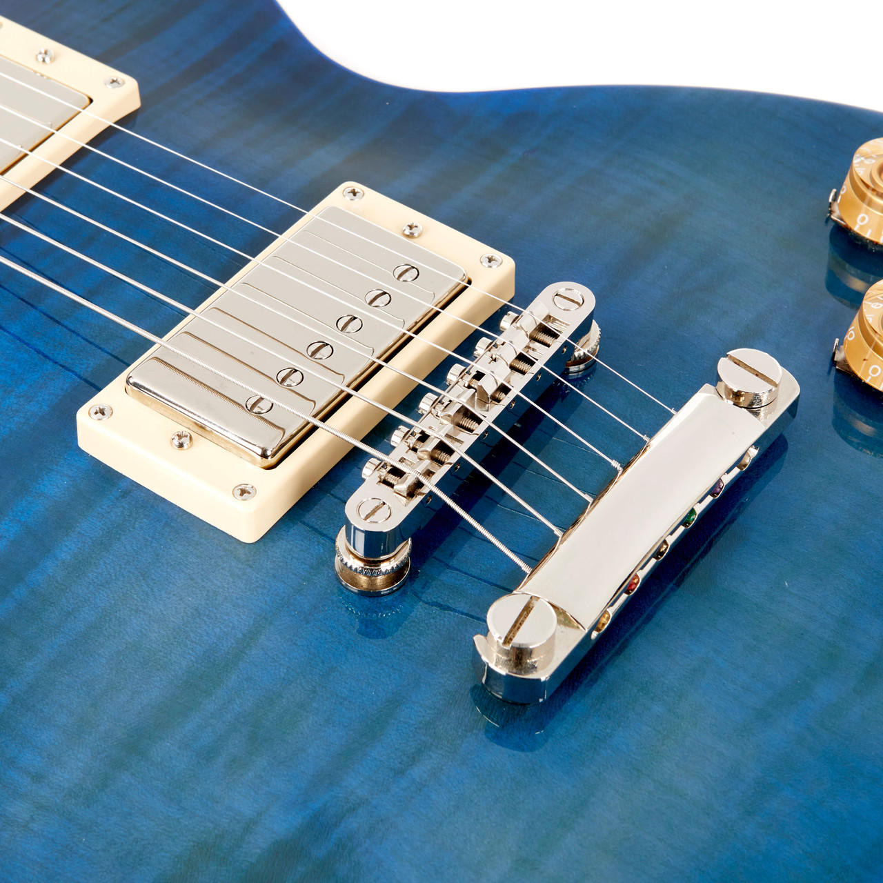Used Epiphone Les Paul 1960 Tribute Plus Blue Flame | Cream City Music