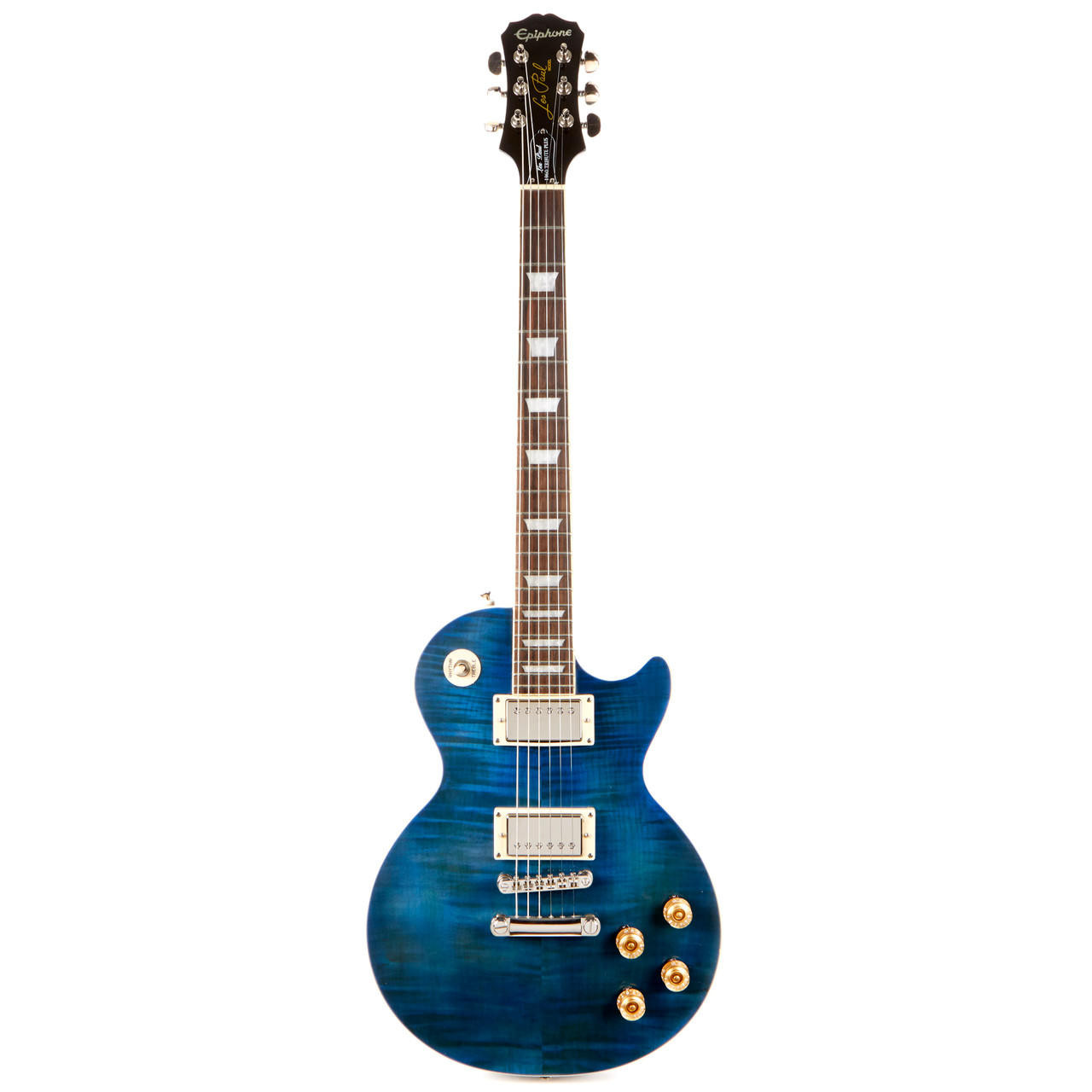 美品❣️Epiphone Les Paul 1960 Tribute Plus Used Epiphone Les Paul 1960 Tribute Plus Blue Flame | Cream City Music