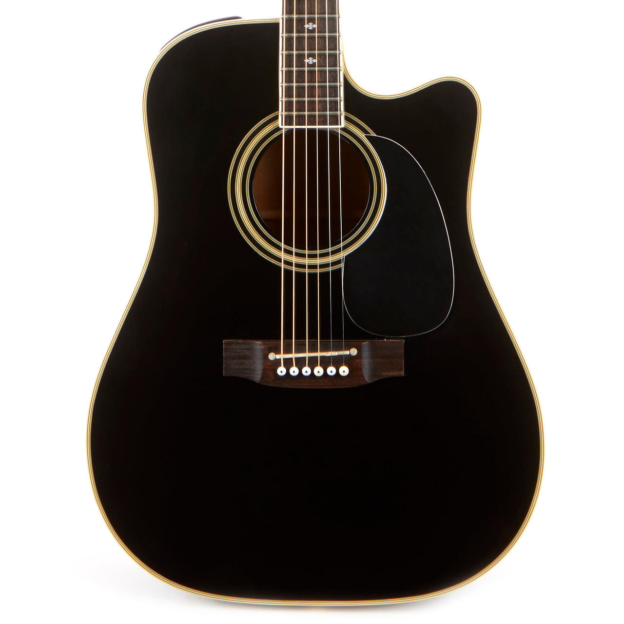 Used Takamine EF341C Dreadnought Black 1992 | Cream City Music