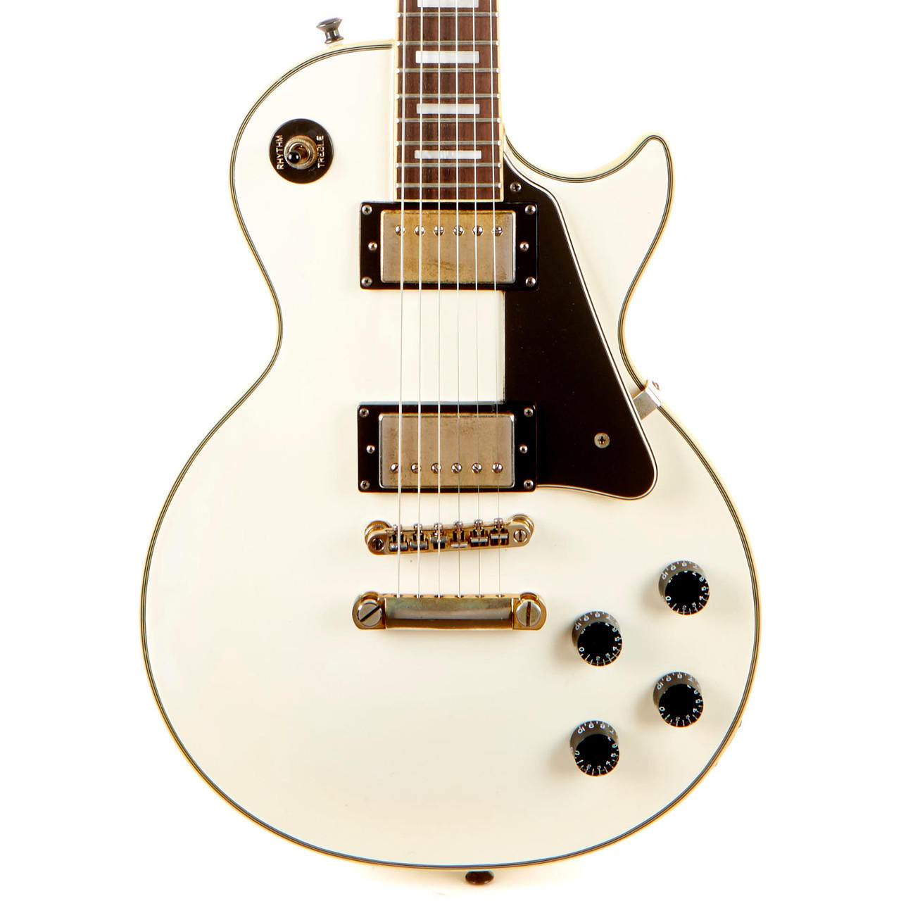Used Epiphone Les Paul Custom Alpine White 2006 | Cream City Music