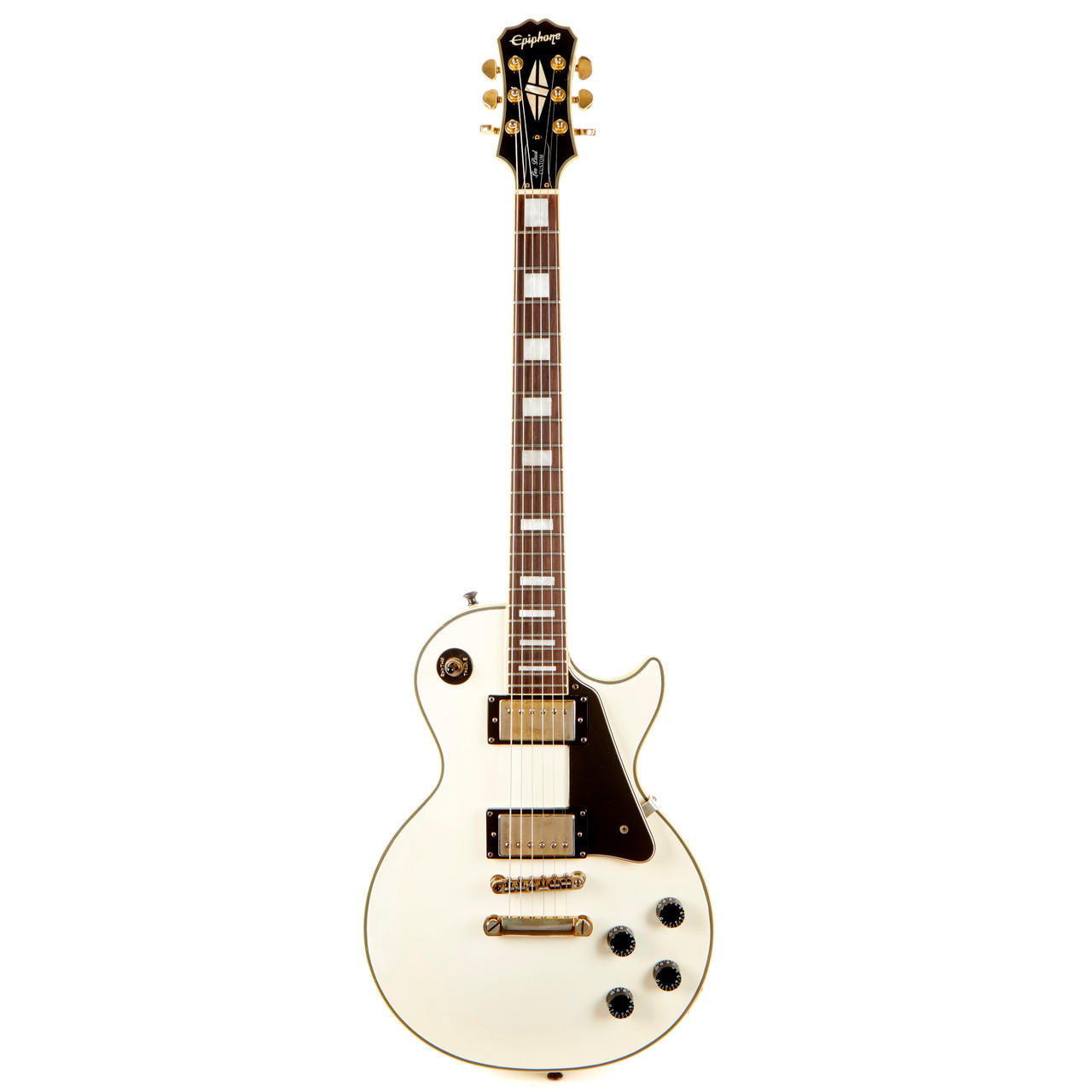 Used Epiphone Les Paul Custom Alpine White 2006 | Cream City Music