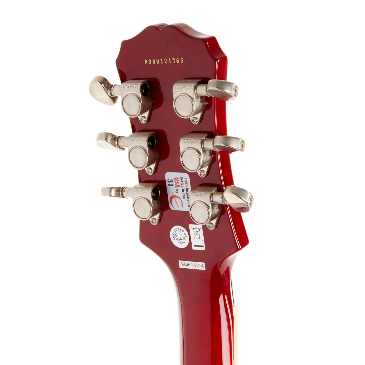 Used Epiphone Les Paul Standard Cherry Sunburst Finish 2009