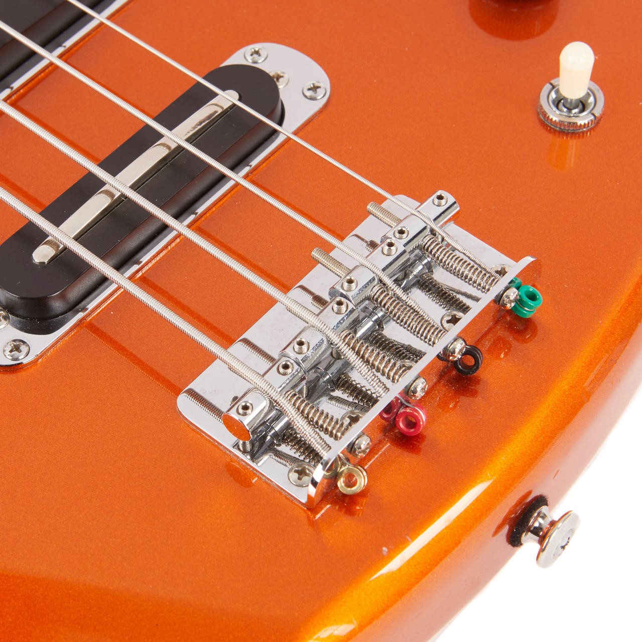 Used Yamaha BB414 Bass Metallic Orange Finish | Cream City Music