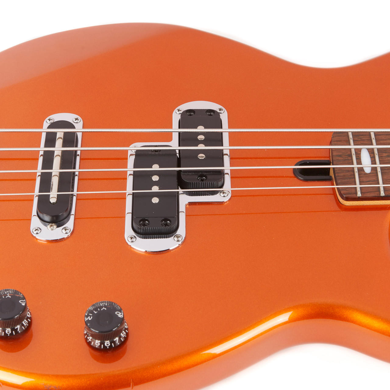 Used Yamaha BB414 Bass Metallic Orange Finish | Cream City Music