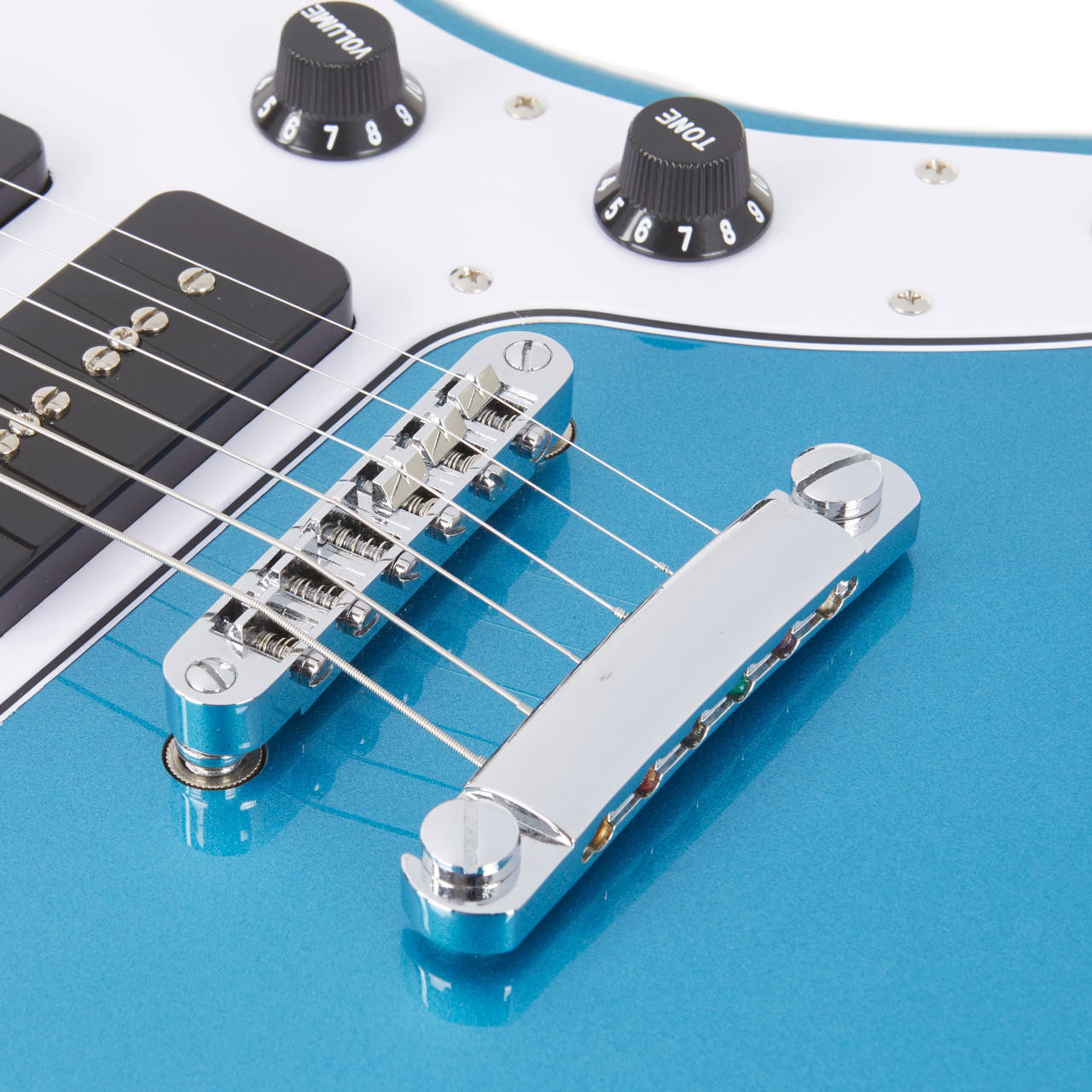 Used SX VTG Series Custom Handmade Electric Guitar Metallic Blue