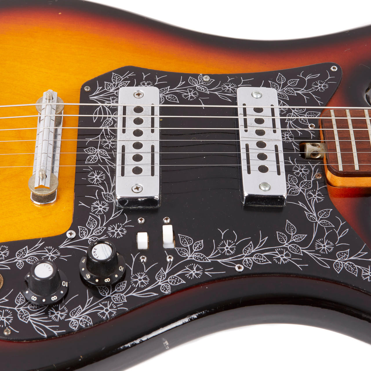 Vintage Teisco Del Rey Electric Guitar Sunburst | Cream City Music