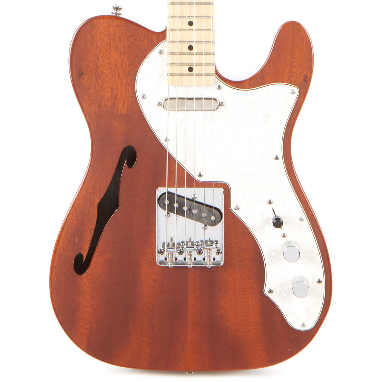 Used Squier Classic Vibe Telecaster Thinline Natural Mahogany