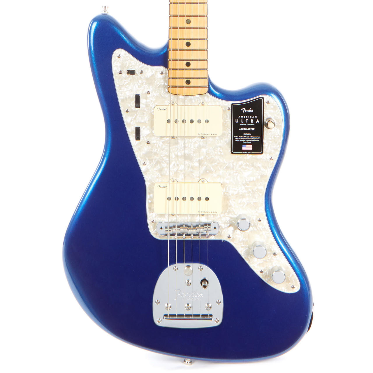 Fender American Ultra Jazzmaster Maple - Cobra Blue | Cream City Music