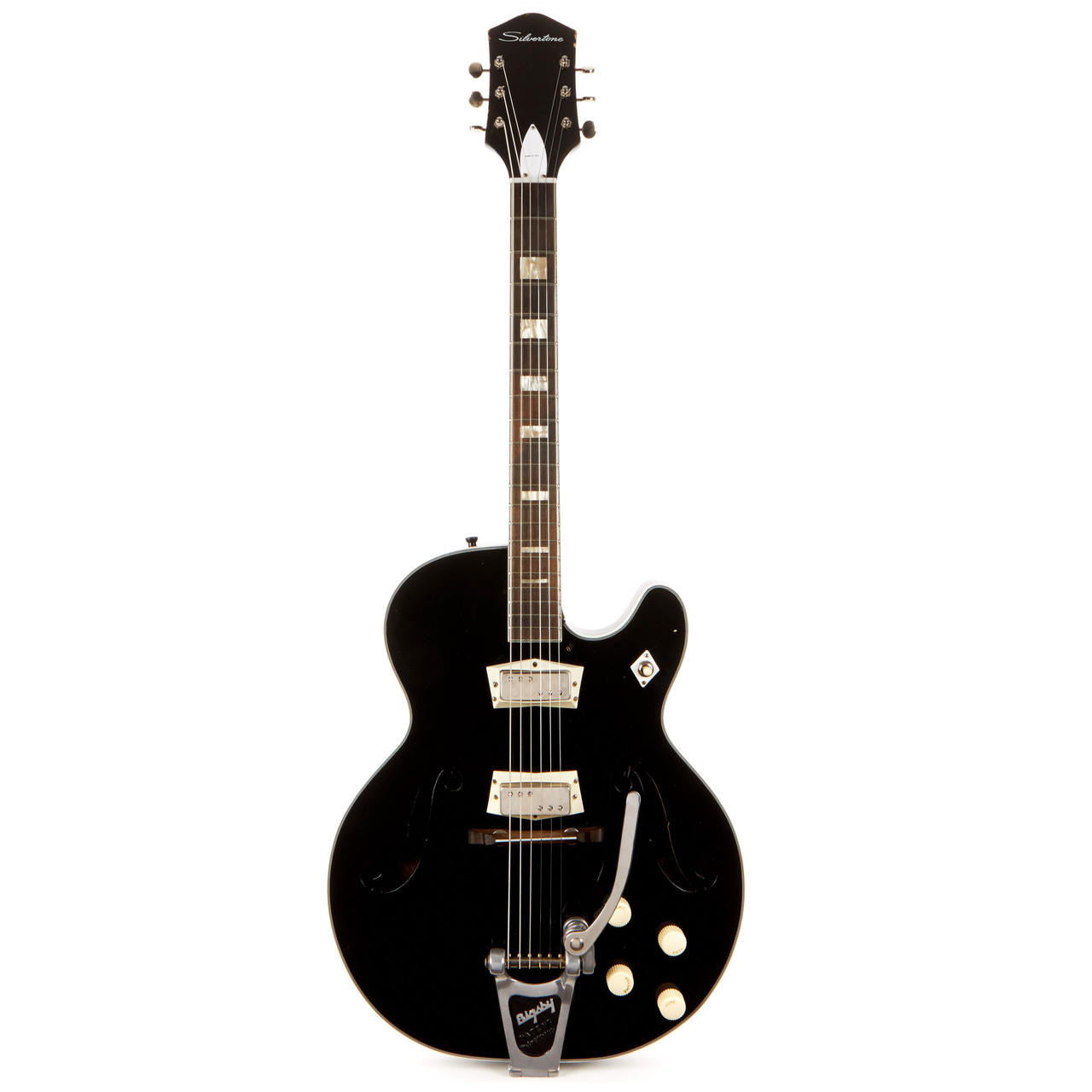 Vintage Silvertone 1446 Chris Isaak Model Black 1960s | Cream City