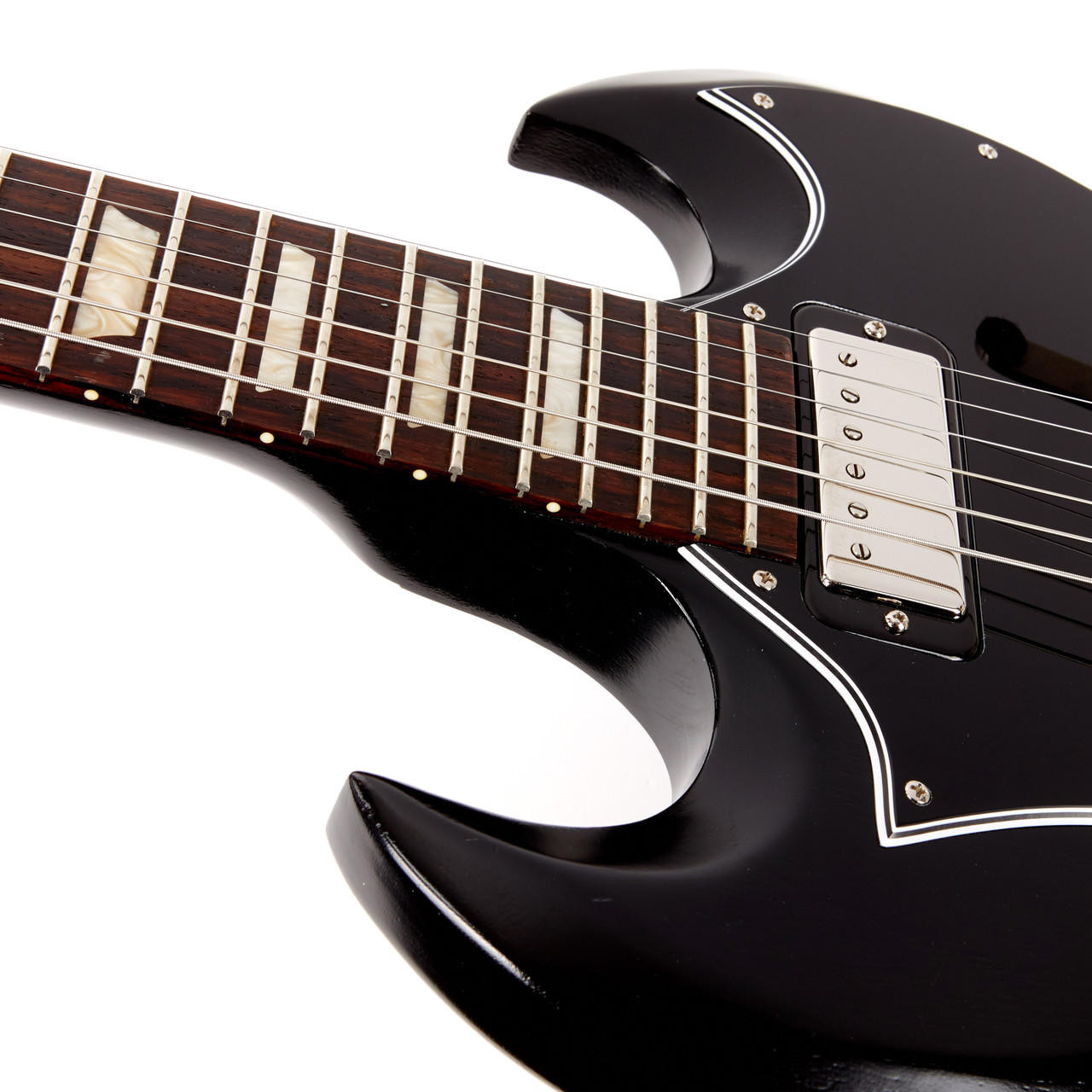Used Gibson SG Special Prototype Faded Satin Black 2013 | Cream