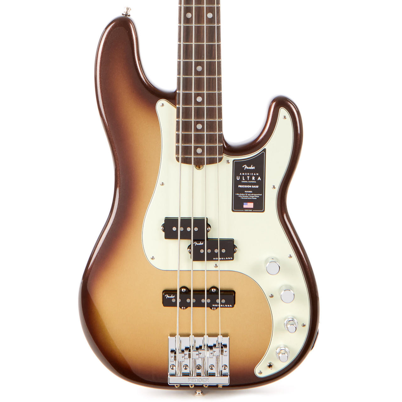 Fender ULTRA PRECISION BASS 美品 USA Fender American Ultra Precision Bass Rosewood - Mocha Burst