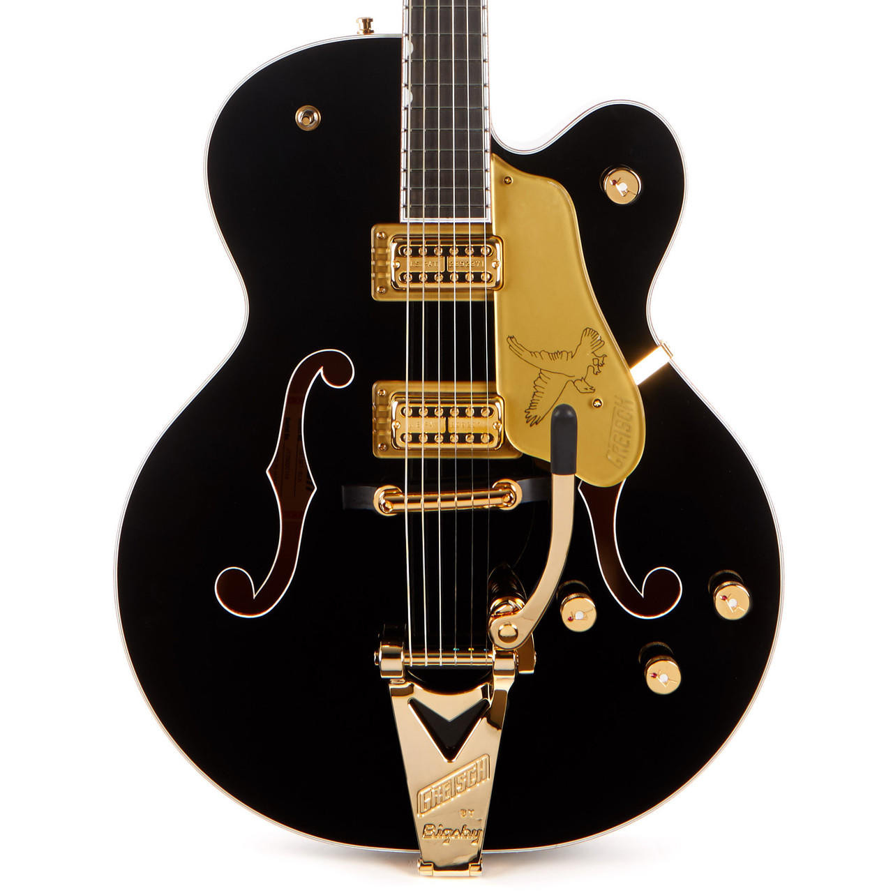 グレッチ　ブラックファルコン　6136T プレイヤーズエディション Gretsch G6136T-BLK Players Edition Black Falcon - Black | Cream
