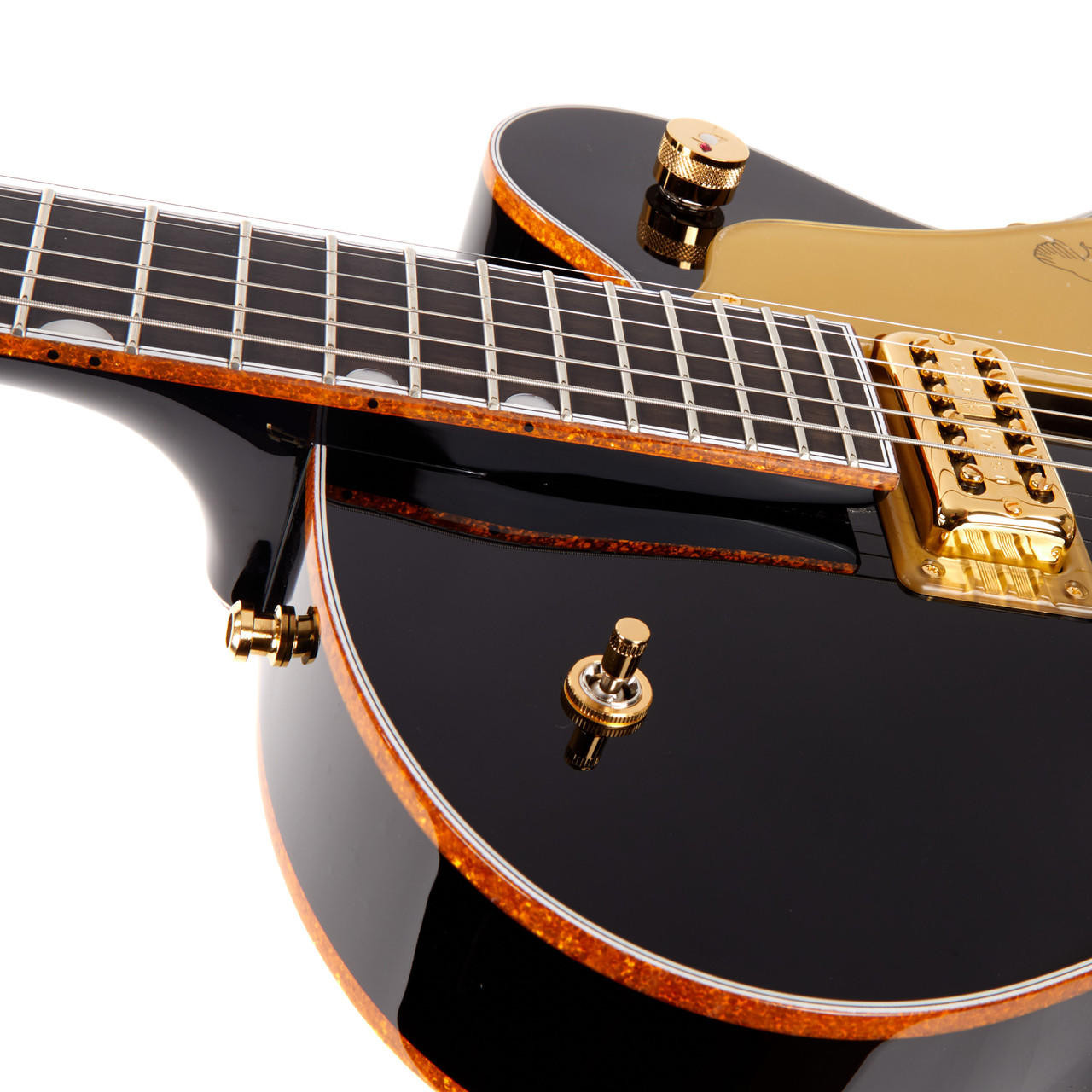 Gretsch G6136T-BLK Players Edition Black Falcon - Black | Cream