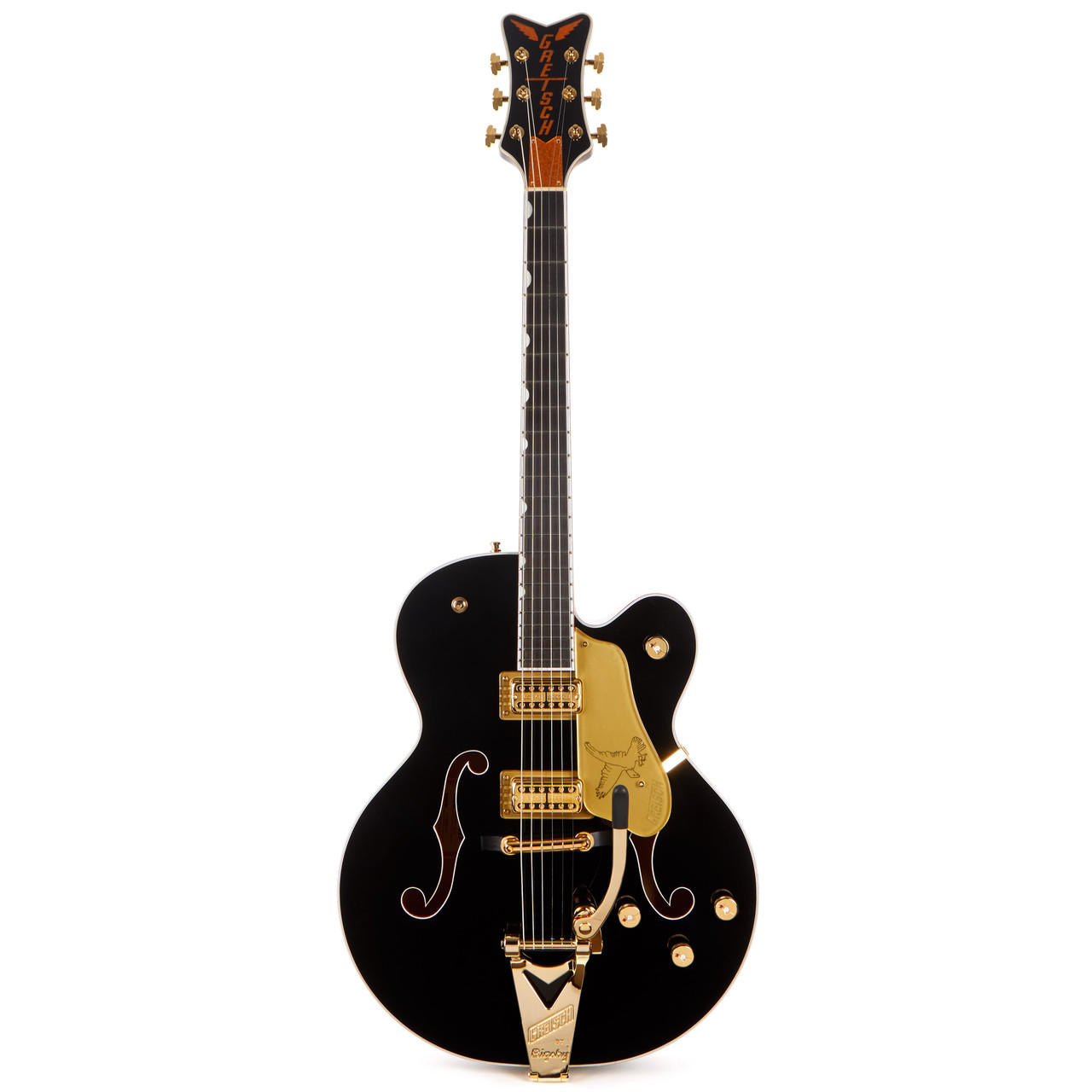 Gretsch G6136T-BLK Players Edition Black Falcon - Black | Cream