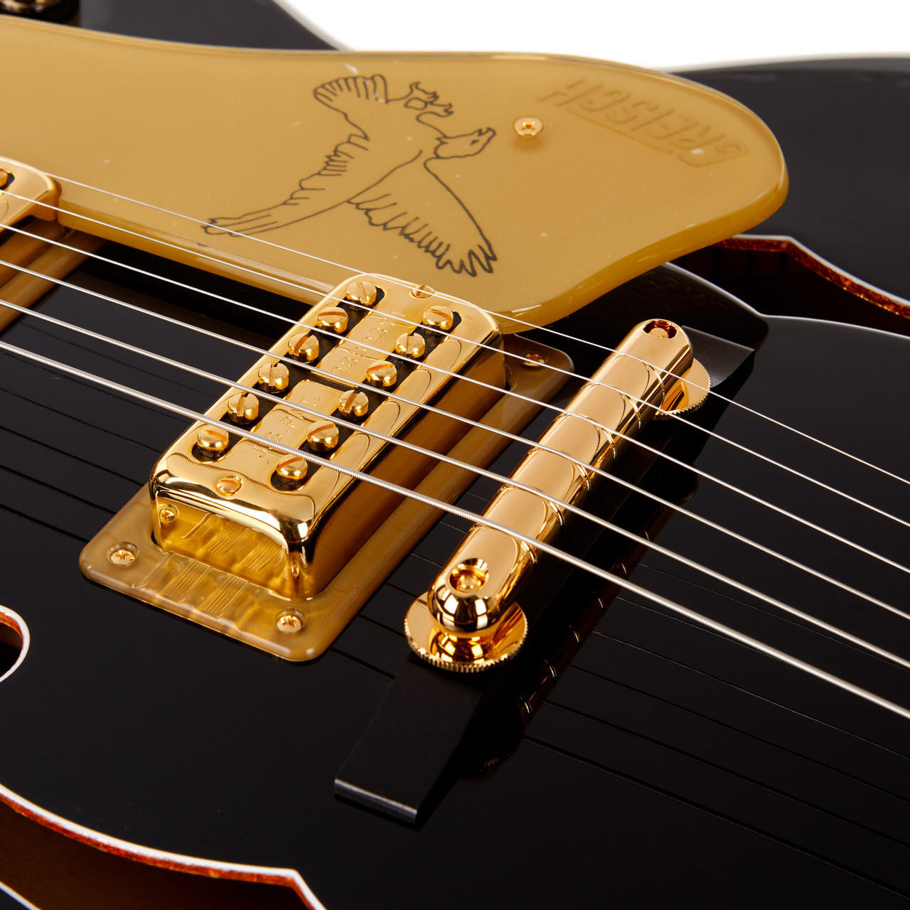 Gretsch G6136T-BLK Players Edition Black Falcon - Black | Cream