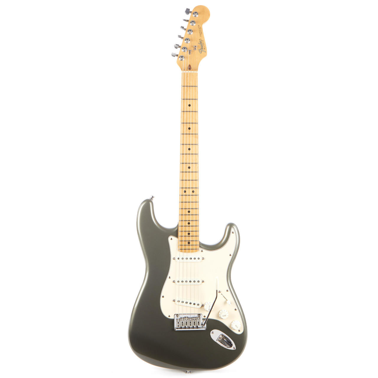 Used Fender American Standard Stratocaster Pewter 1990 | Cream