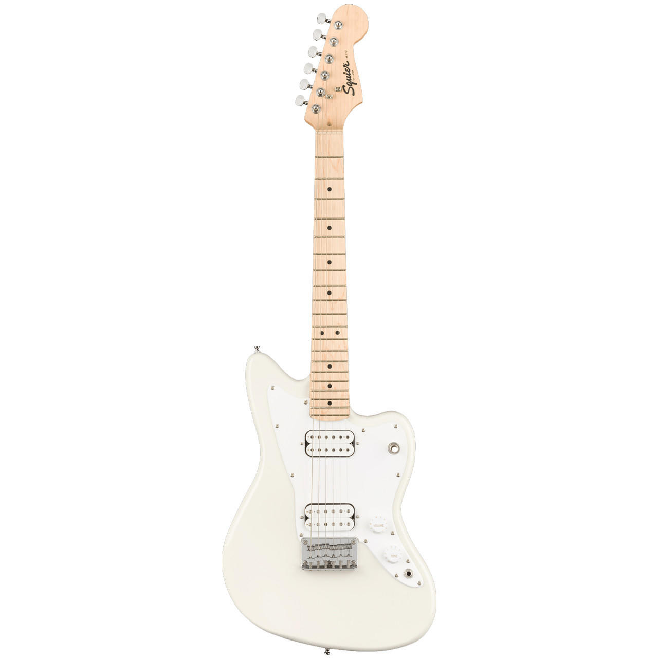 Squier Mini Jazzmaster HH Maple - Olympic White | Cream City Music