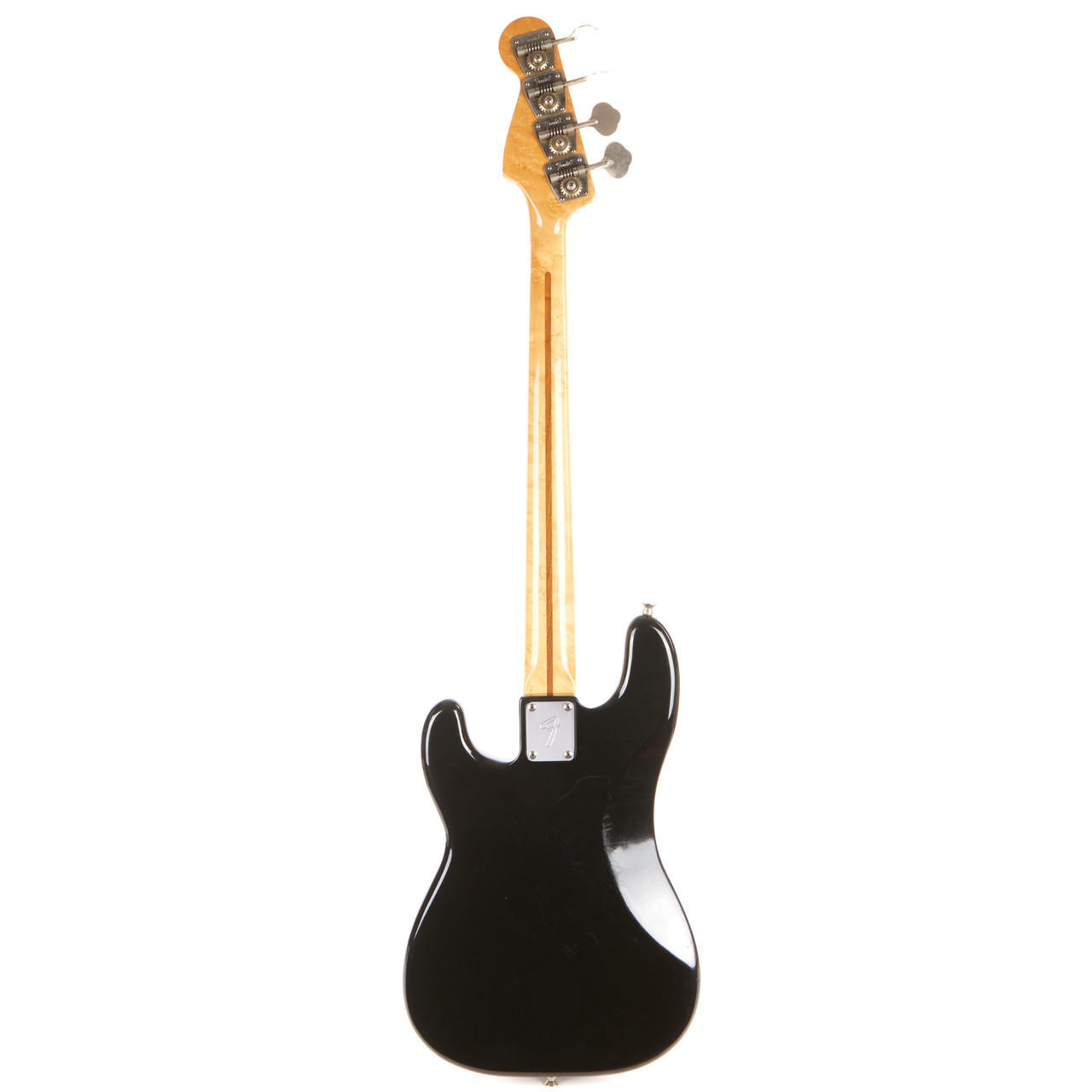Used Vintage Fender Precision Bass Black 1976 | Cream City Music