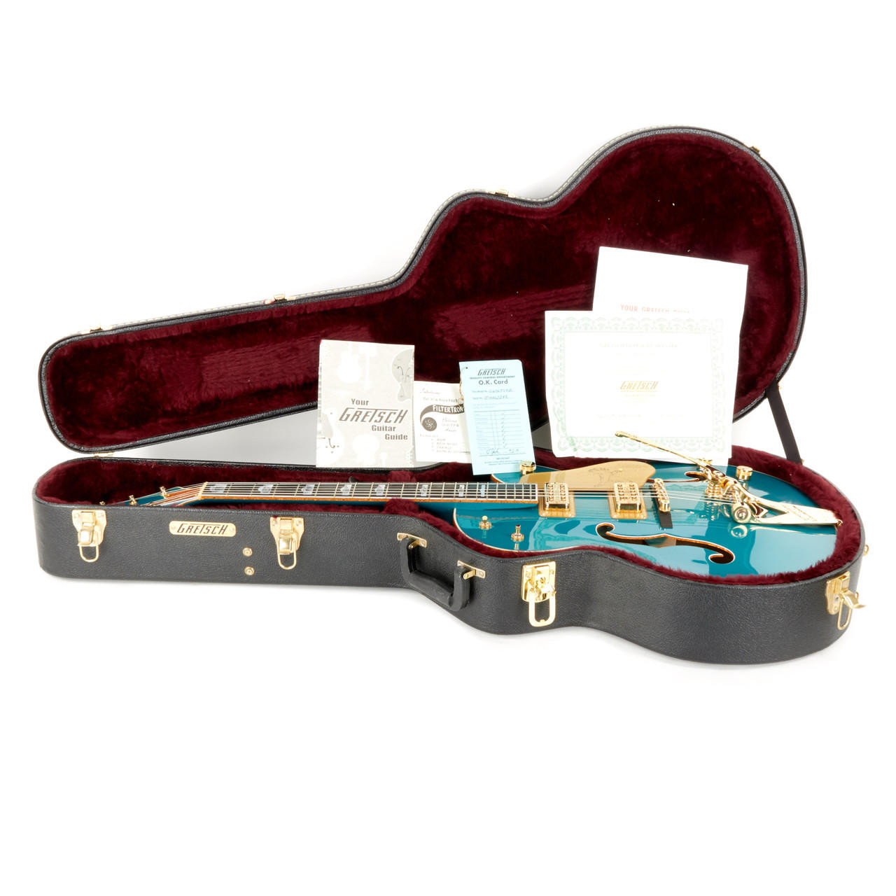 Used Gretsch G6136TTV-FSR OCT JR Falcon Ocean Turquoise 2014