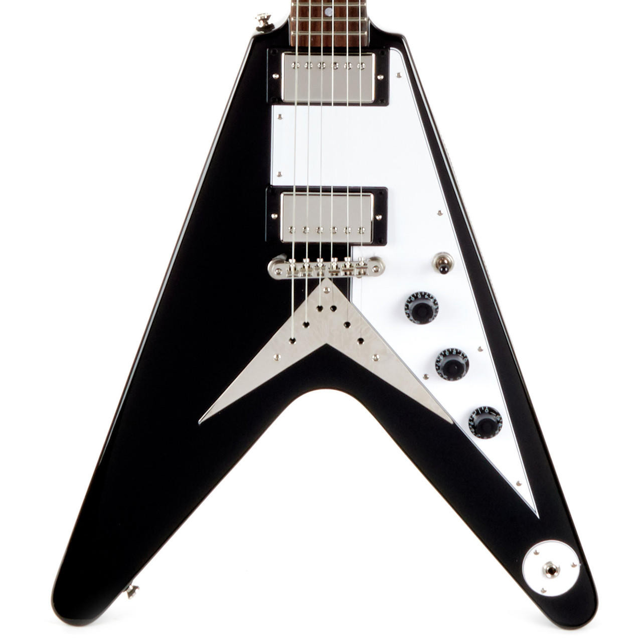 EPIPHONE ( エピフォン ) Flying V Ebony Epiphone Flying V 70s in Ebony Limited Edition – nafiriguitar.com