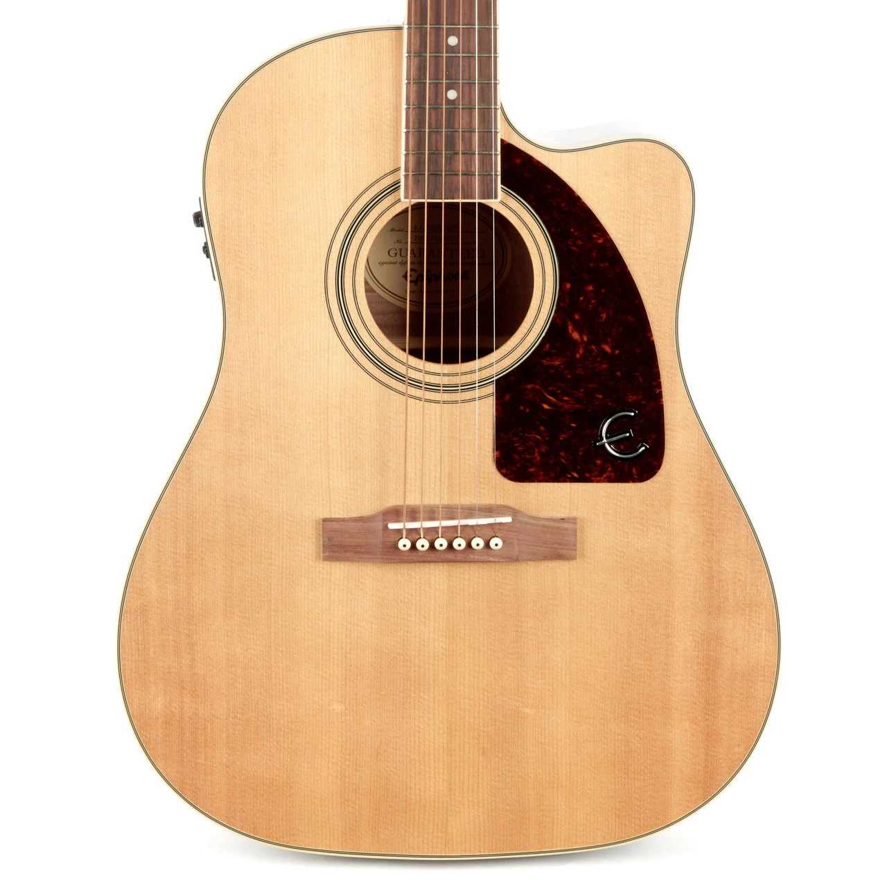 Epiphone AJ-220sce Advanced Jumbo Acoustic Electric - Natural 