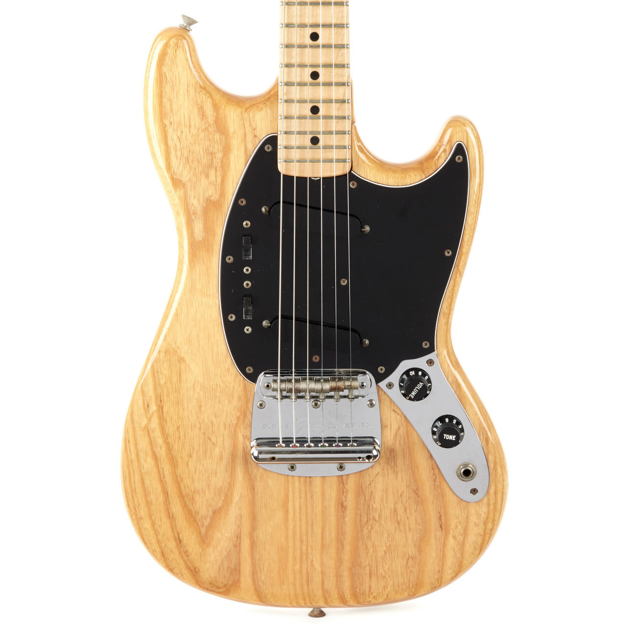 Vintage Fender Mustang Natural 1977 | Cream City Music