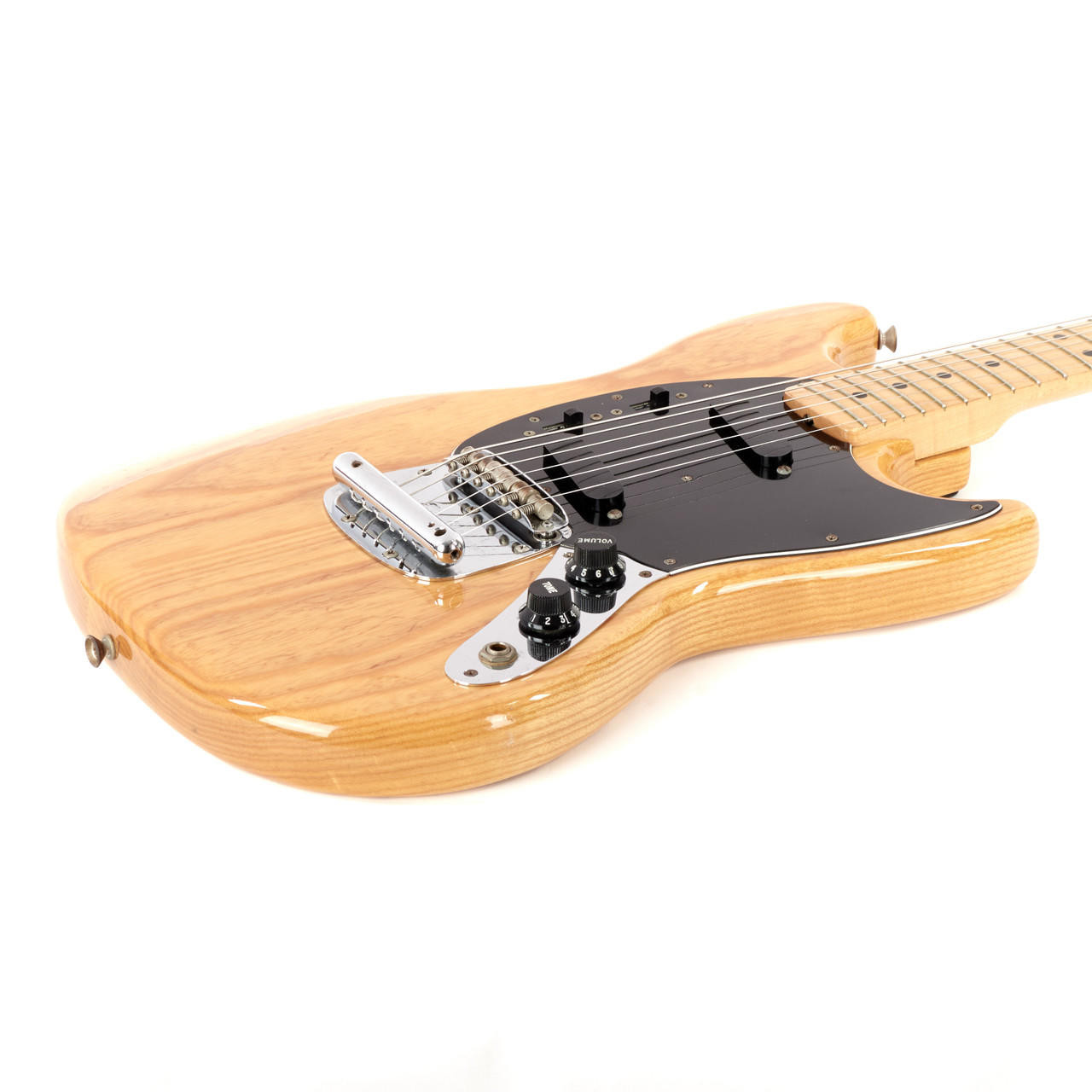 Vintage Fender Mustang Natural 1977 | Cream City Music