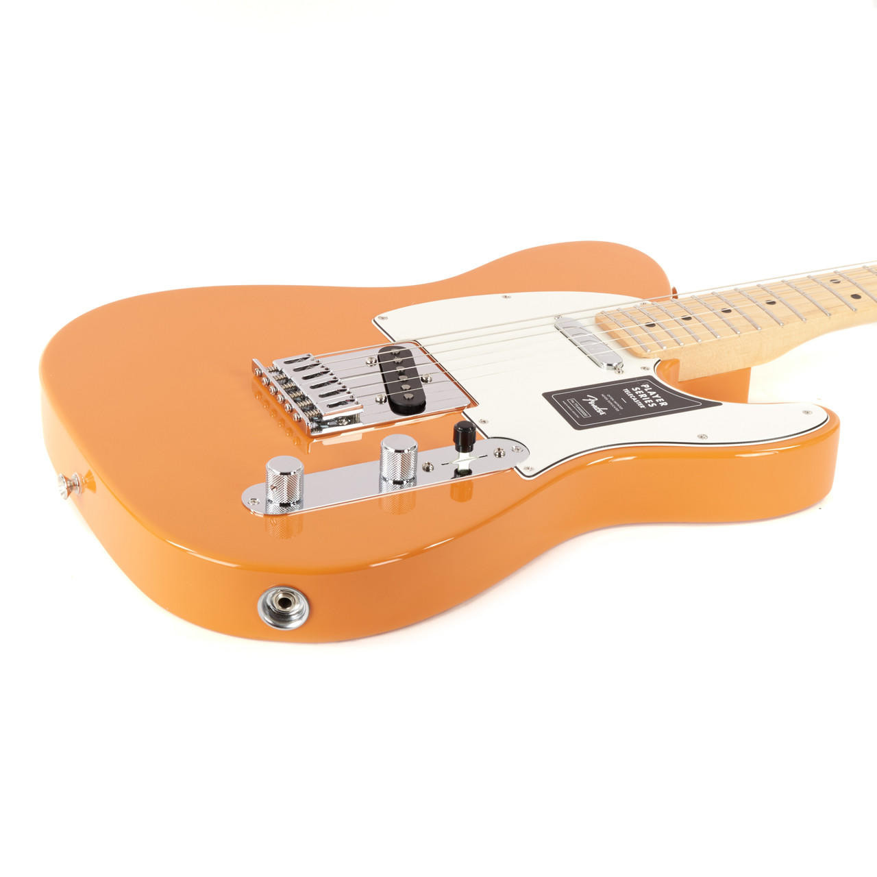 Fender Player Series Telecaster Maple - Capri Orange | Cream City