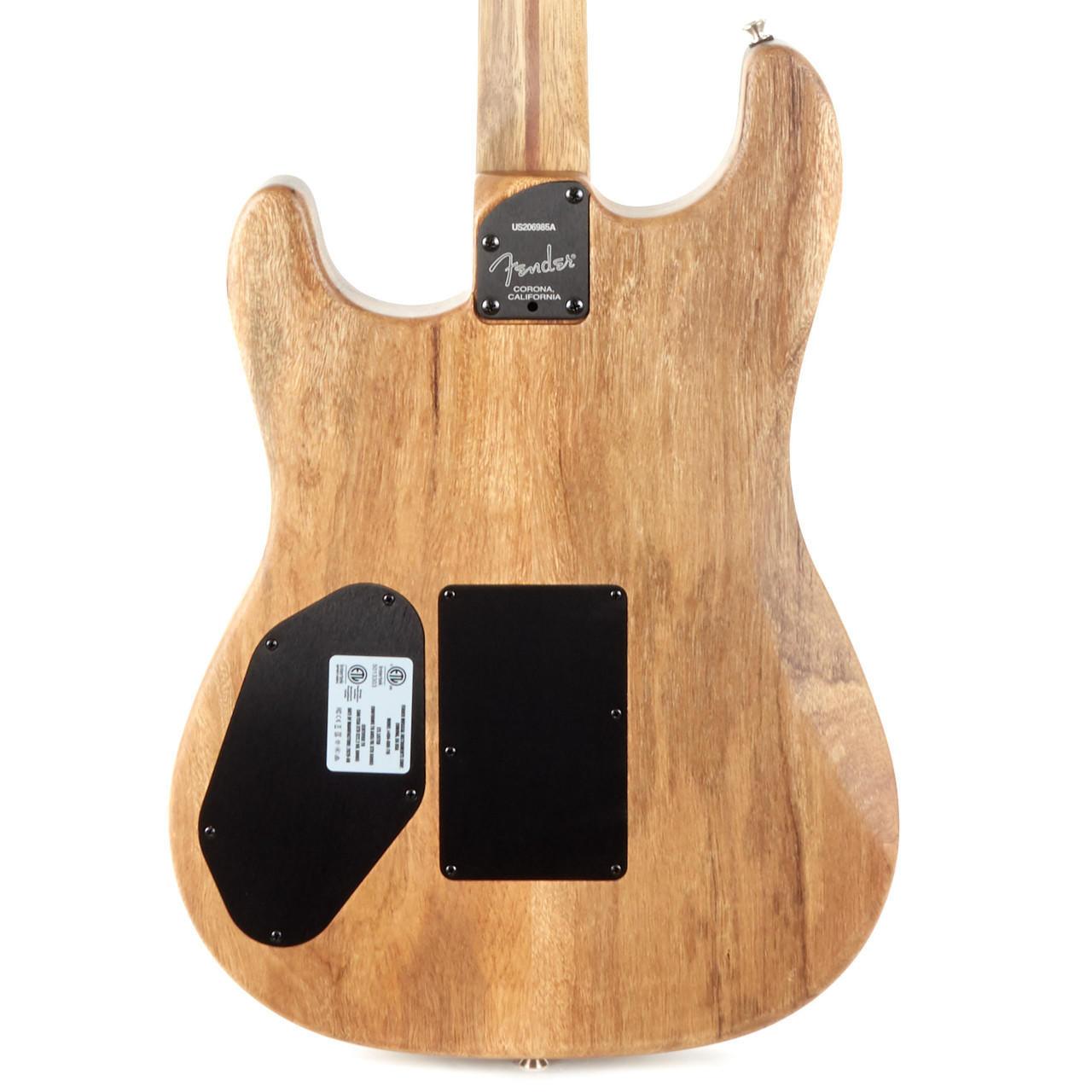 Fender Exotic American Acoustasonic Stratocaster Ebony - Ziricote