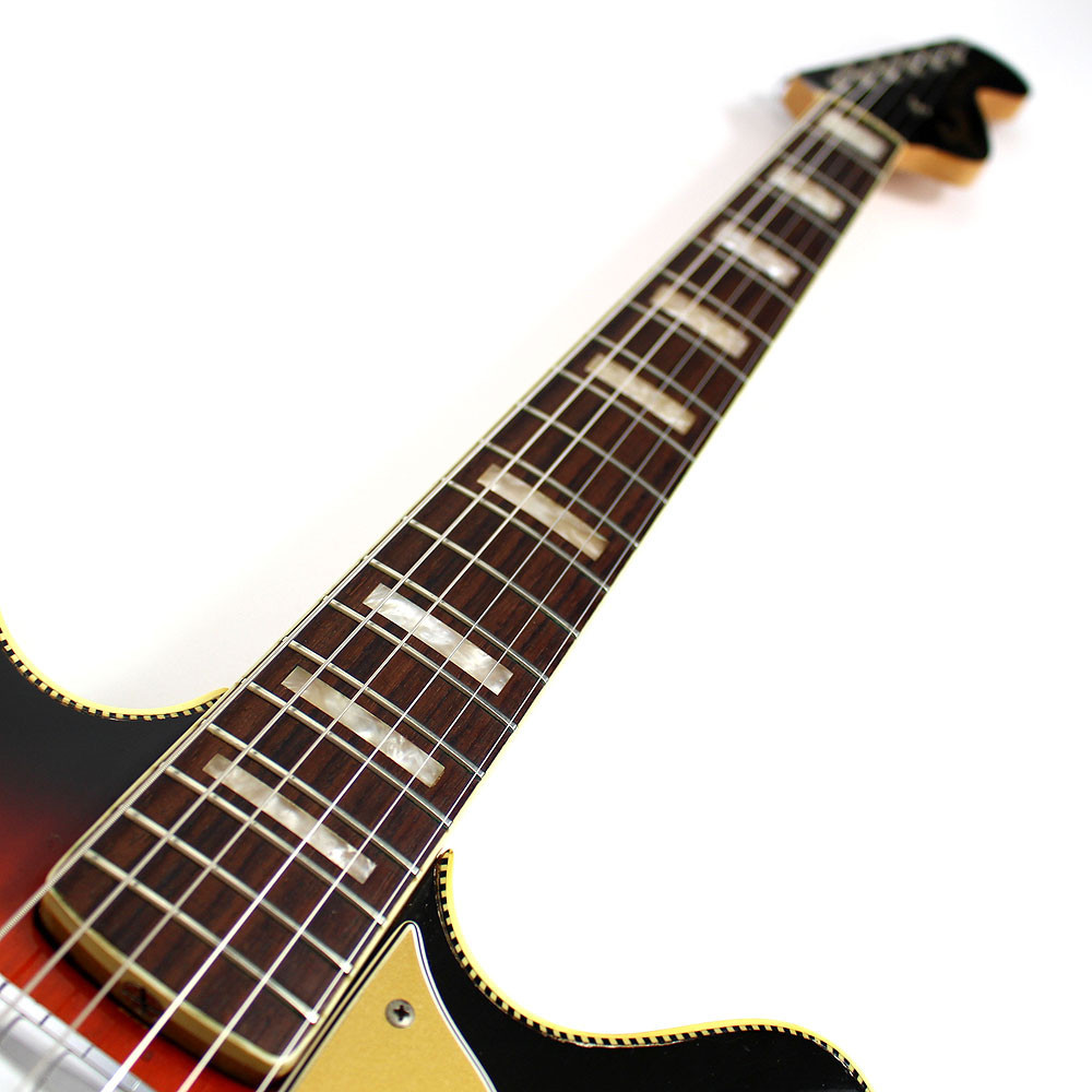 Vintage 1966 Fender Coronado II Electric Guitar Sunburst Finish