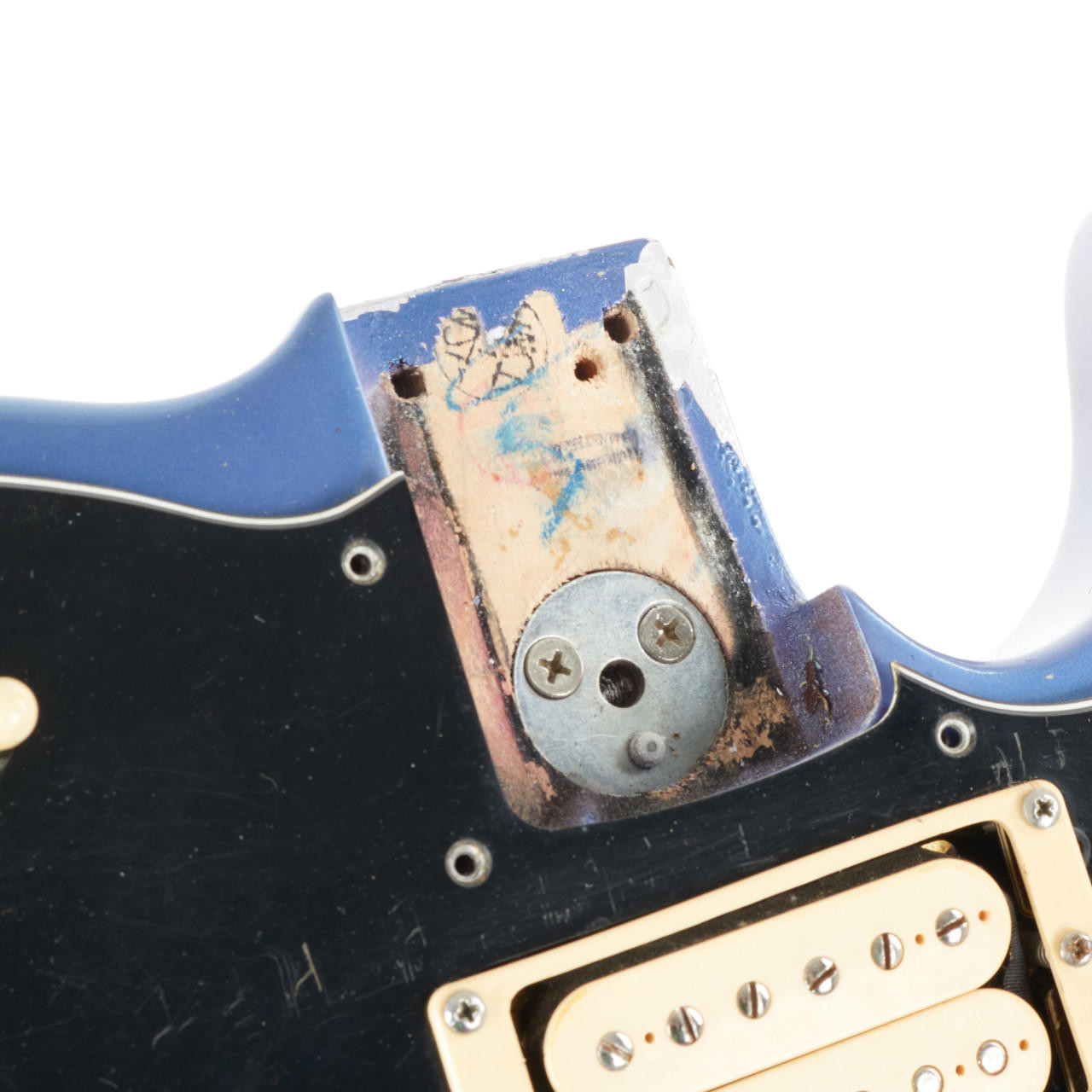 Vintage Fender Telecaster Deluxe Modded Blue Refinish 1974 | Cream