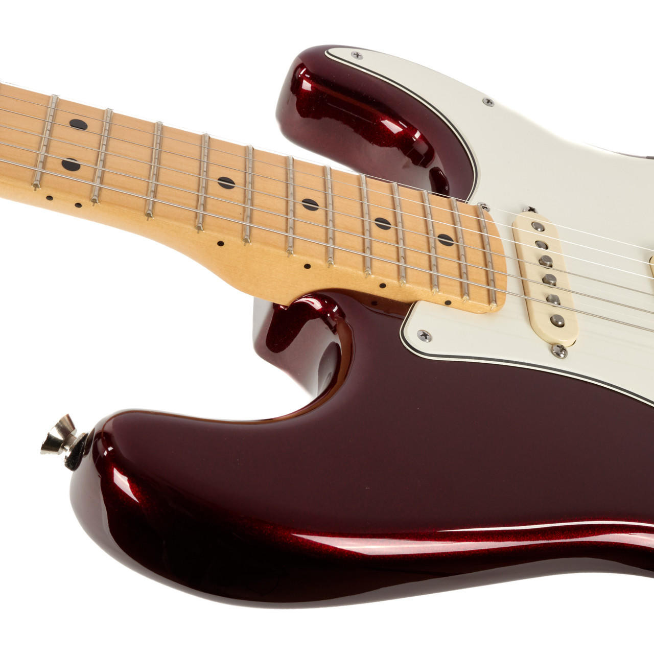 Used Fender American Standard Stratocaster Metallic Wine Red 2015
