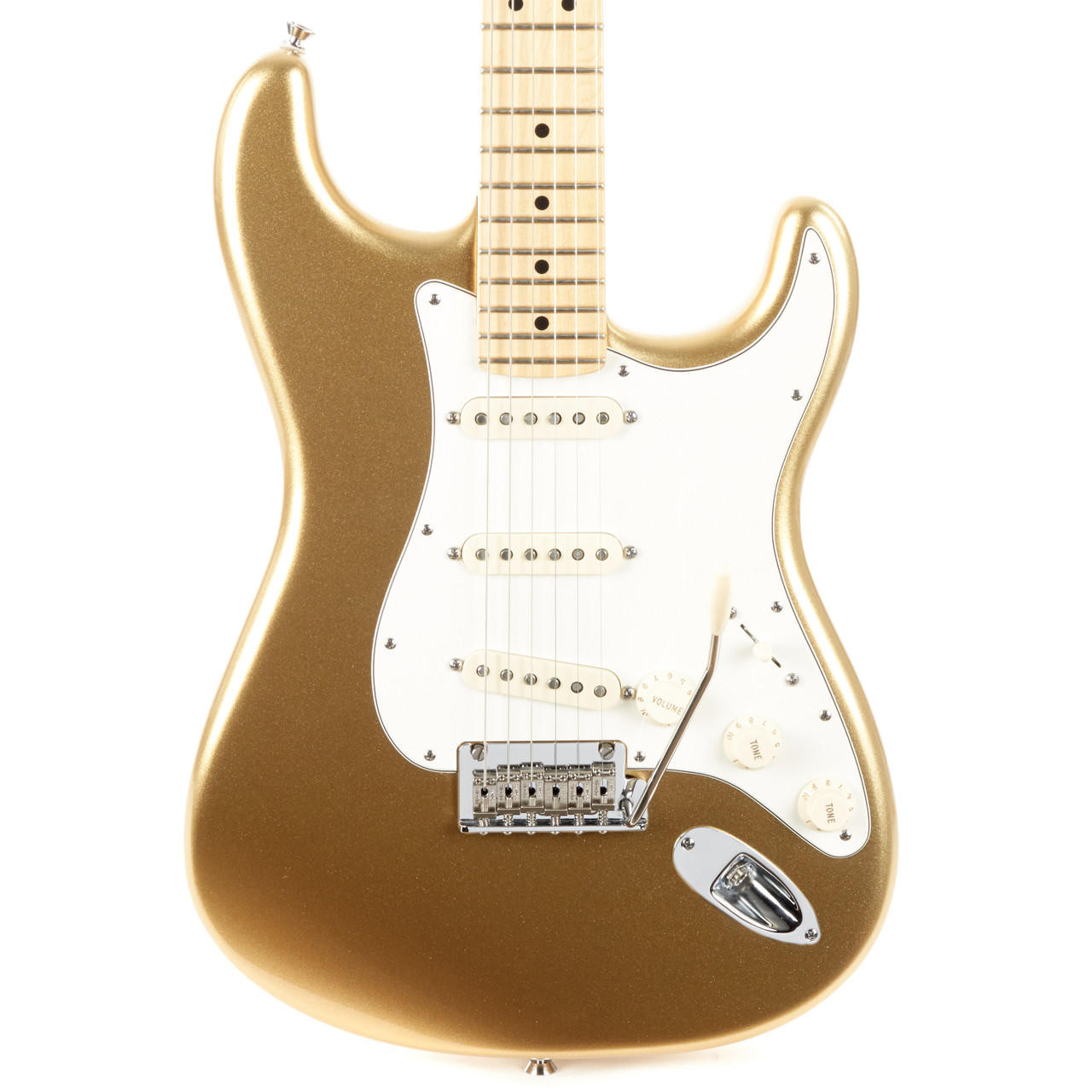 Used Fender FSR American Standard Stratocaster Aztec Gold 2014