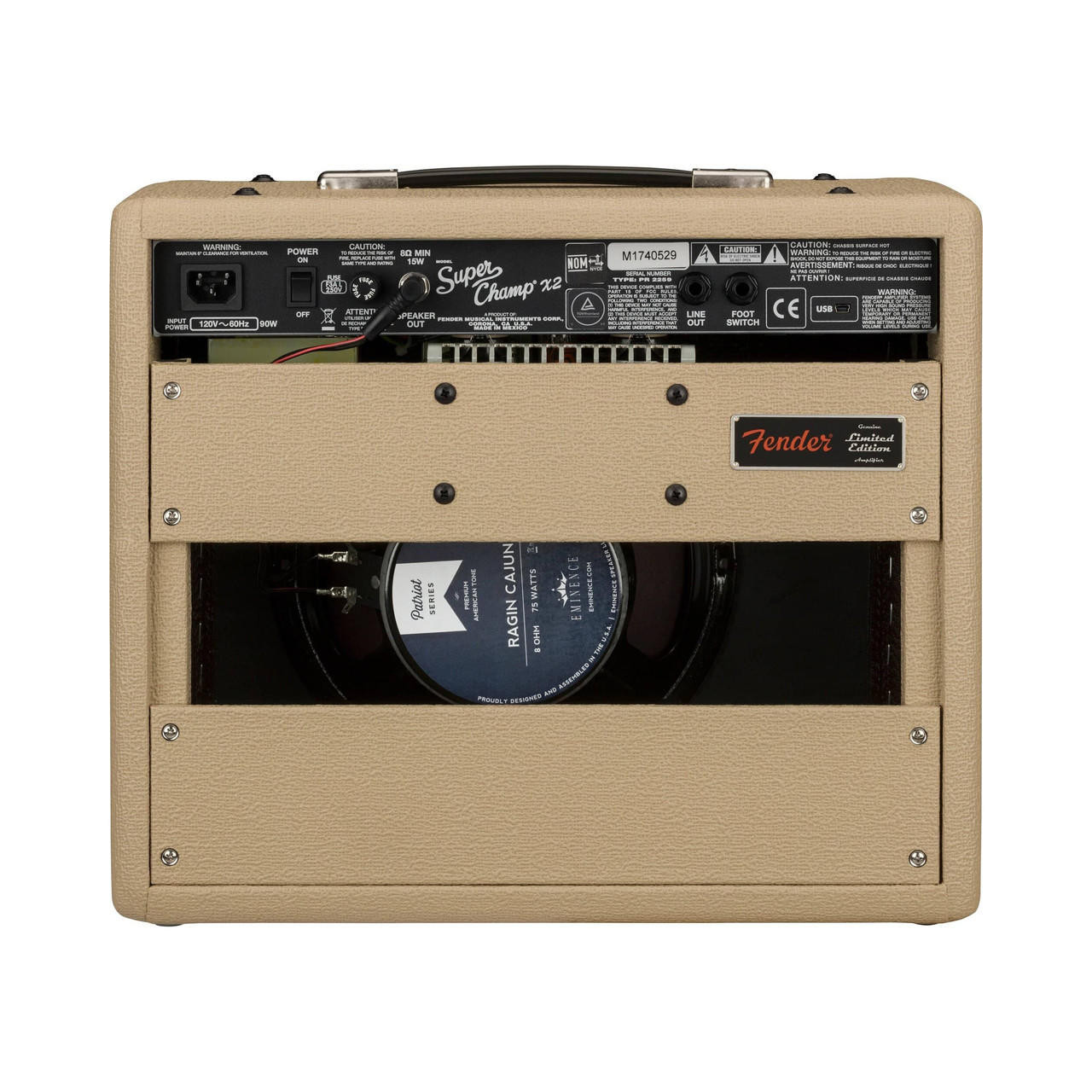 Fender Limited Edition Super Champ X2 Tube Combo Amp - Blonde 