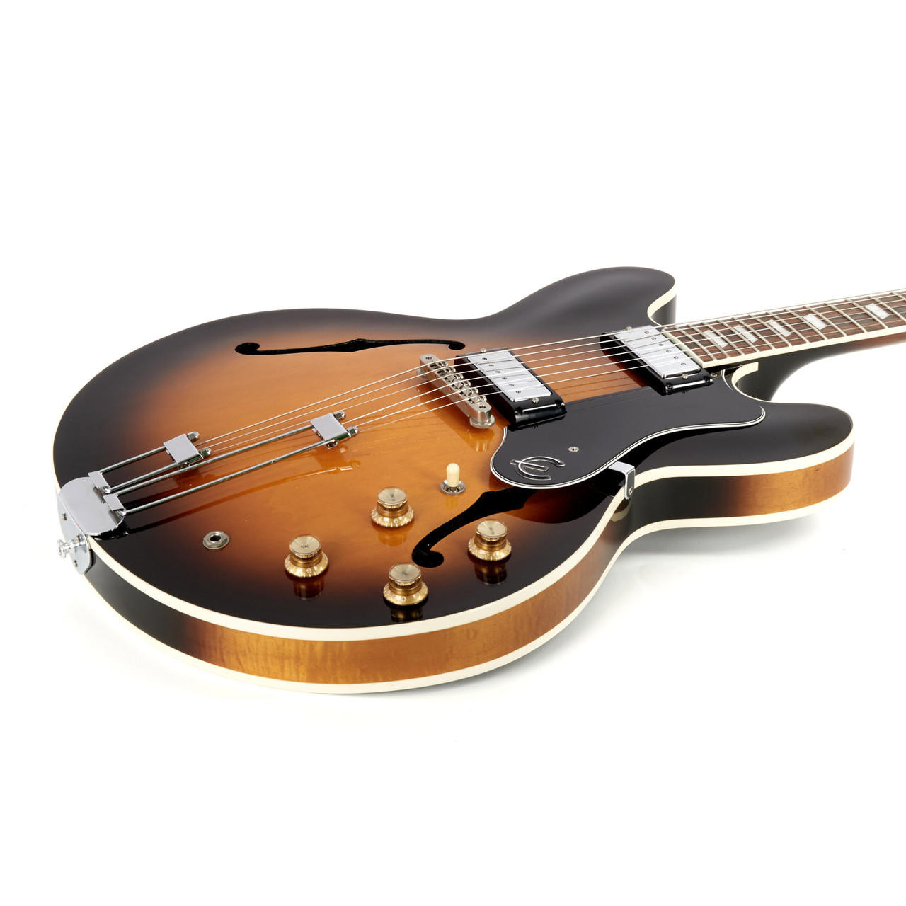 Used Rare Epiphone Riviera Made In USA Sunburst 1993 | Cream City
